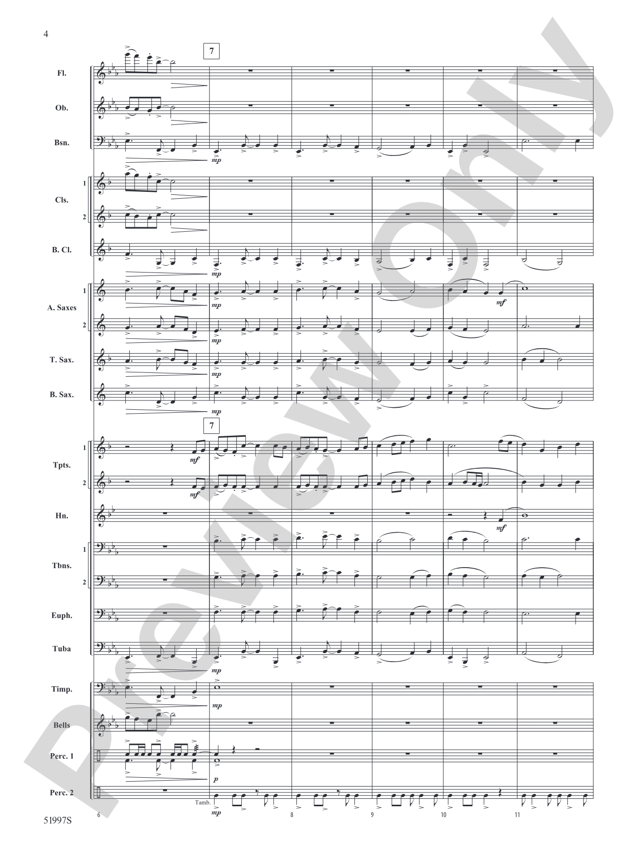 True North: Concert Band Conductor Score & Parts
