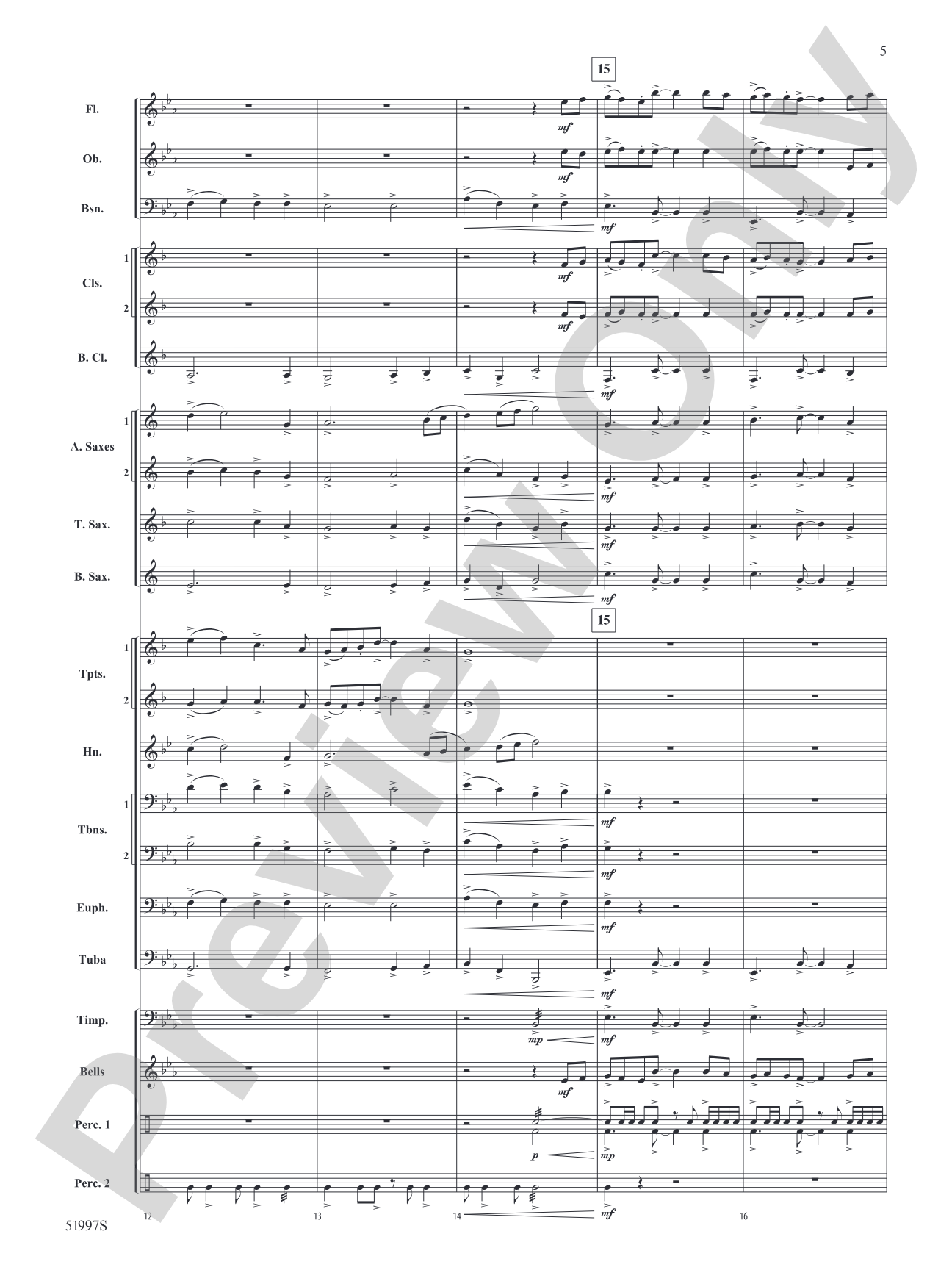 True North: Concert Band Conductor Score & Parts