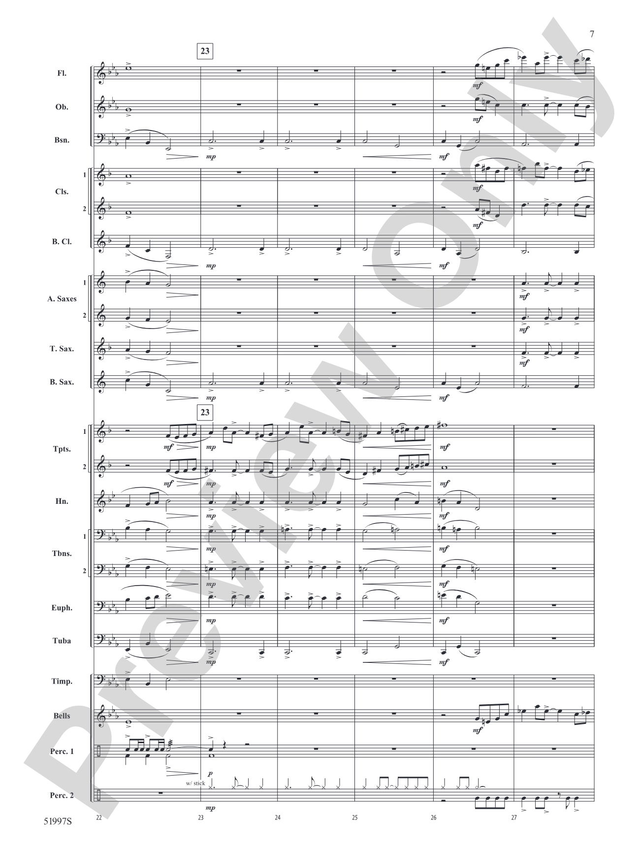True North: Concert Band Conductor Score & Parts