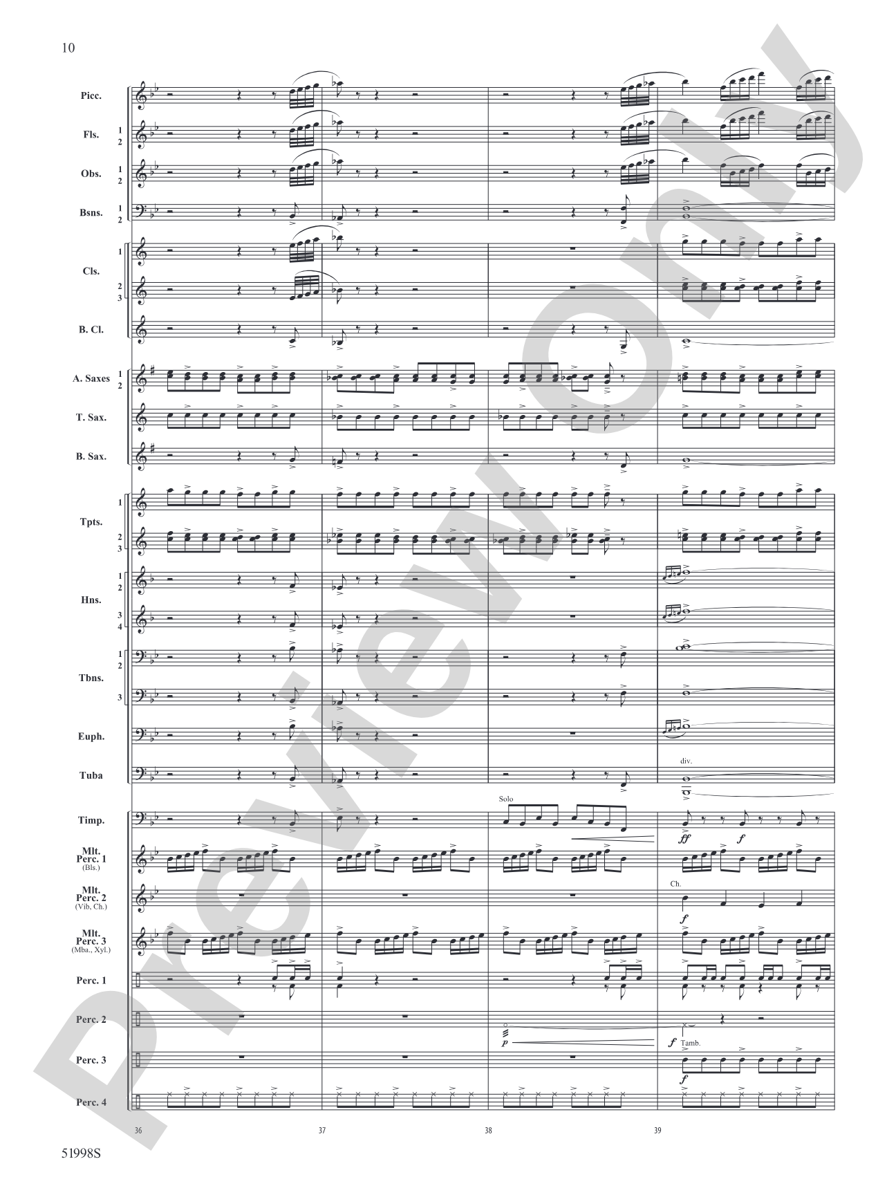 Infinite Trajectories: Concert Band Conductor Score & Parts