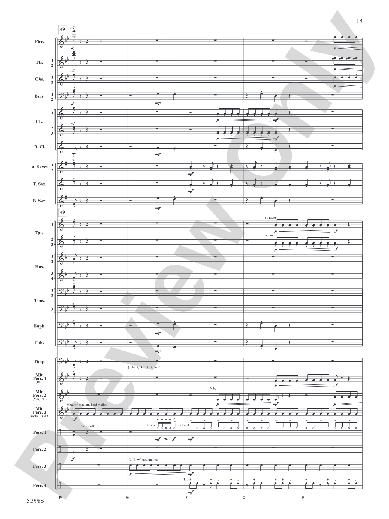 Infinite Trajectories: Concert Band Conductor Score & Parts