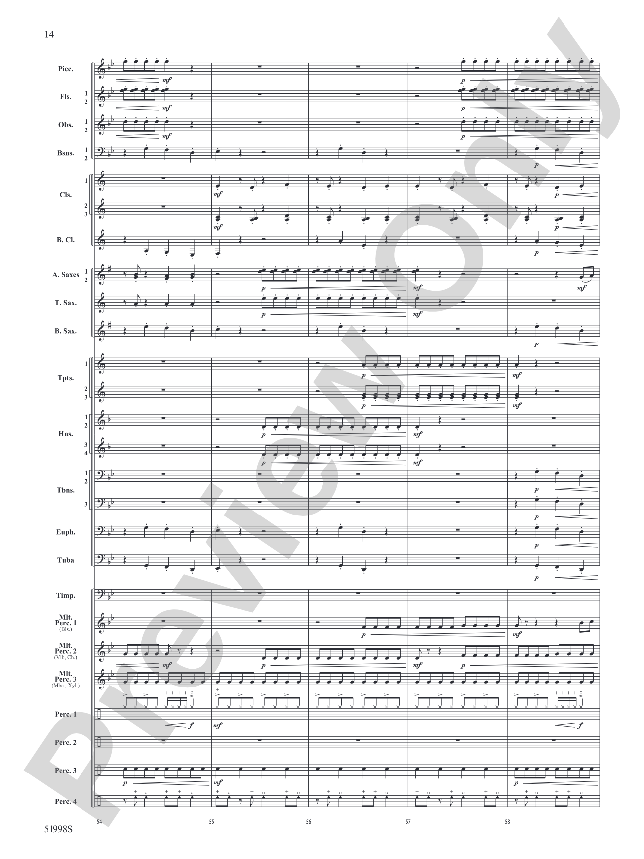 Infinite Trajectories: Concert Band Conductor Score & Parts