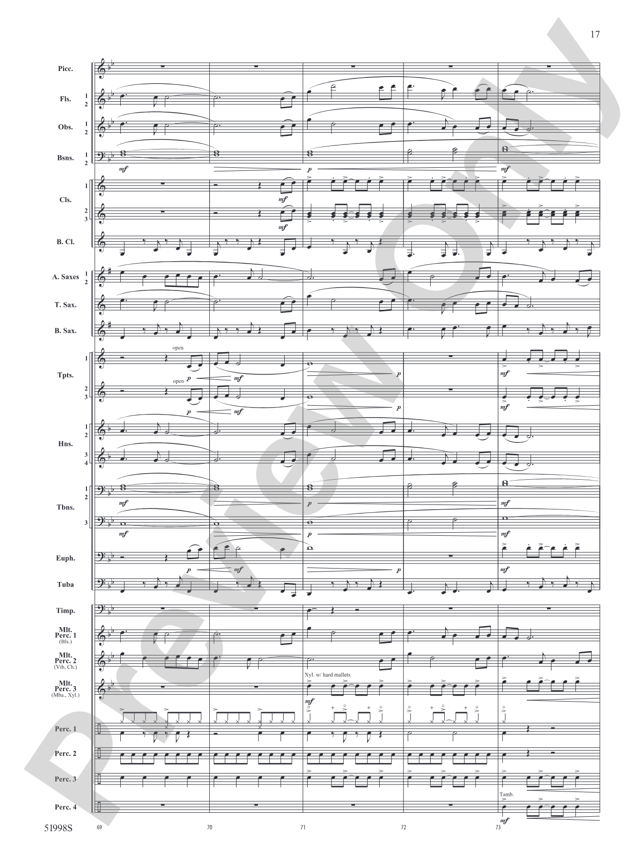 Infinite Trajectories: Concert Band Conductor Score & Parts