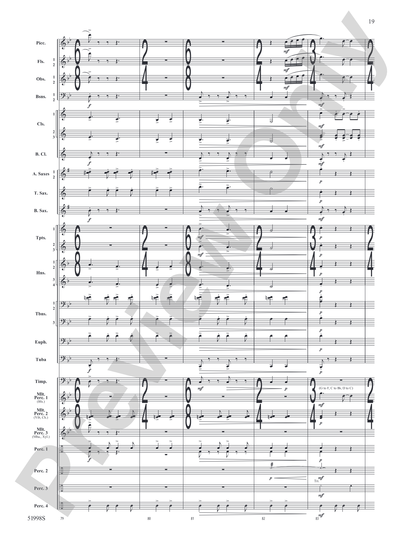 Infinite Trajectories: Concert Band Conductor Score & Parts