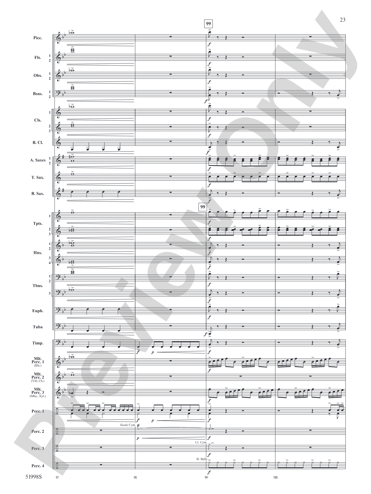 Infinite Trajectories: Concert Band Conductor Score & Parts