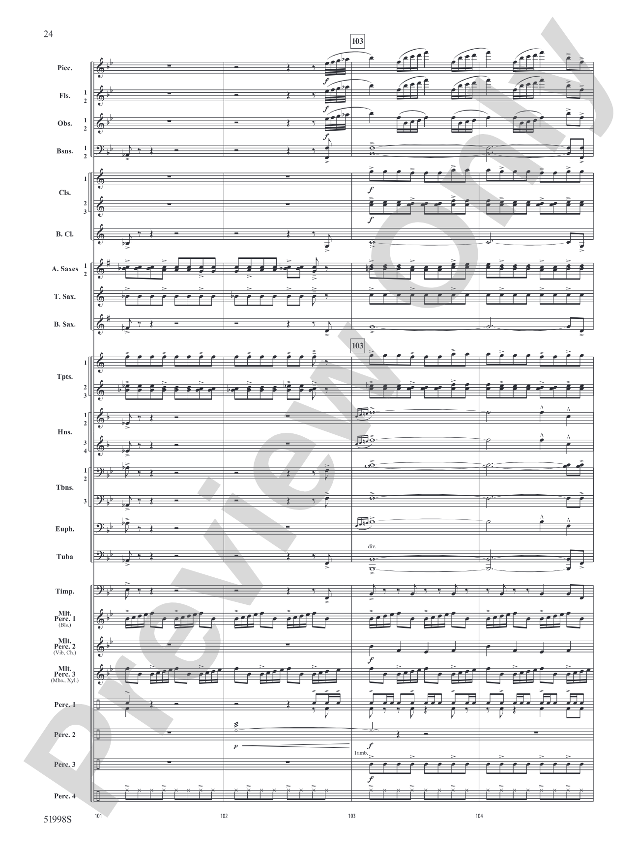 Infinite Trajectories: Concert Band Conductor Score & Parts