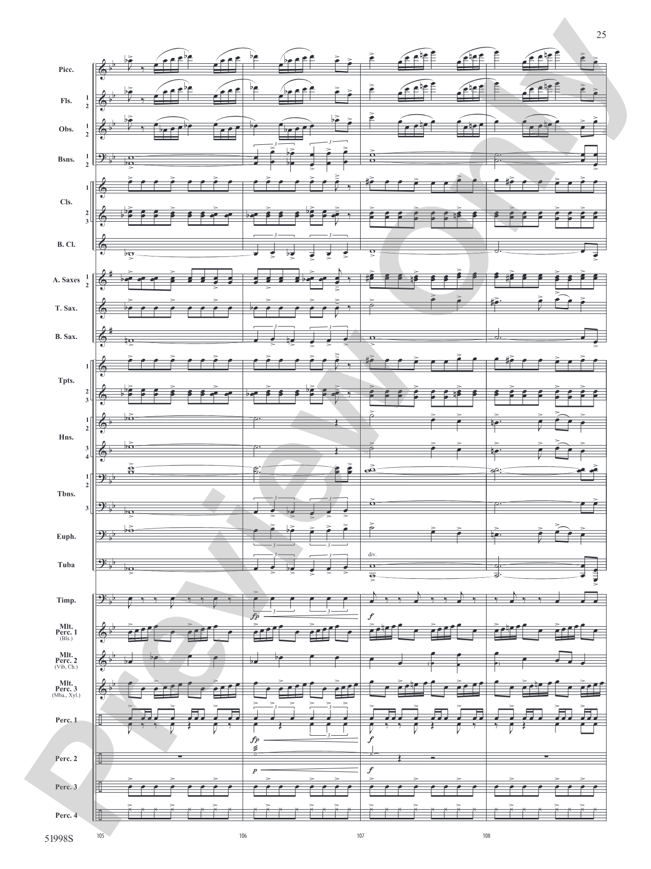 Infinite Trajectories: Concert Band Conductor Score & Parts