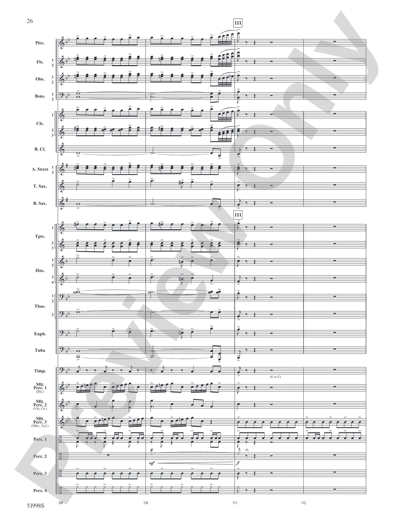 Infinite Trajectories: Concert Band Conductor Score & Parts