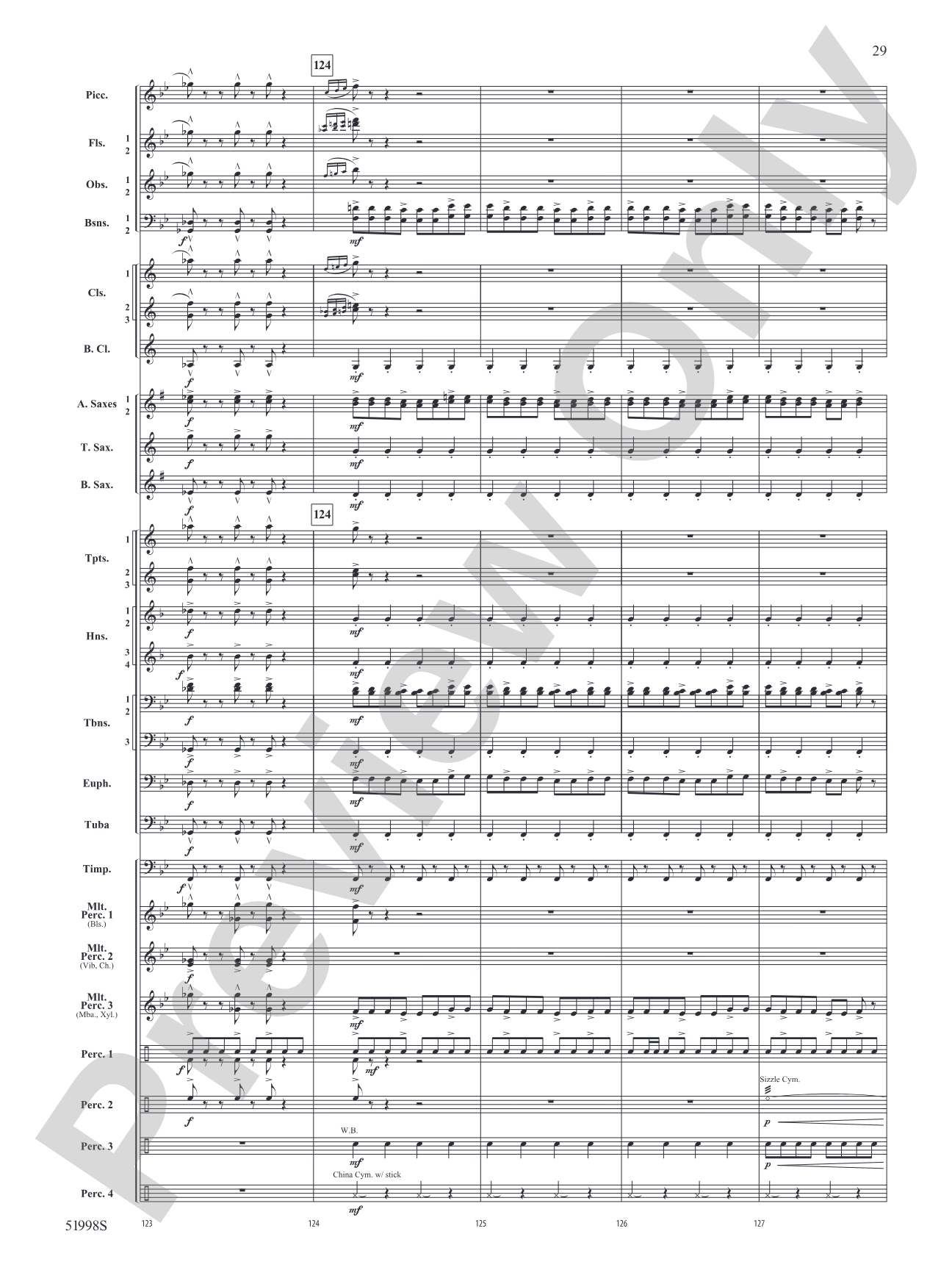 Infinite Trajectories: Concert Band Conductor Score & Parts