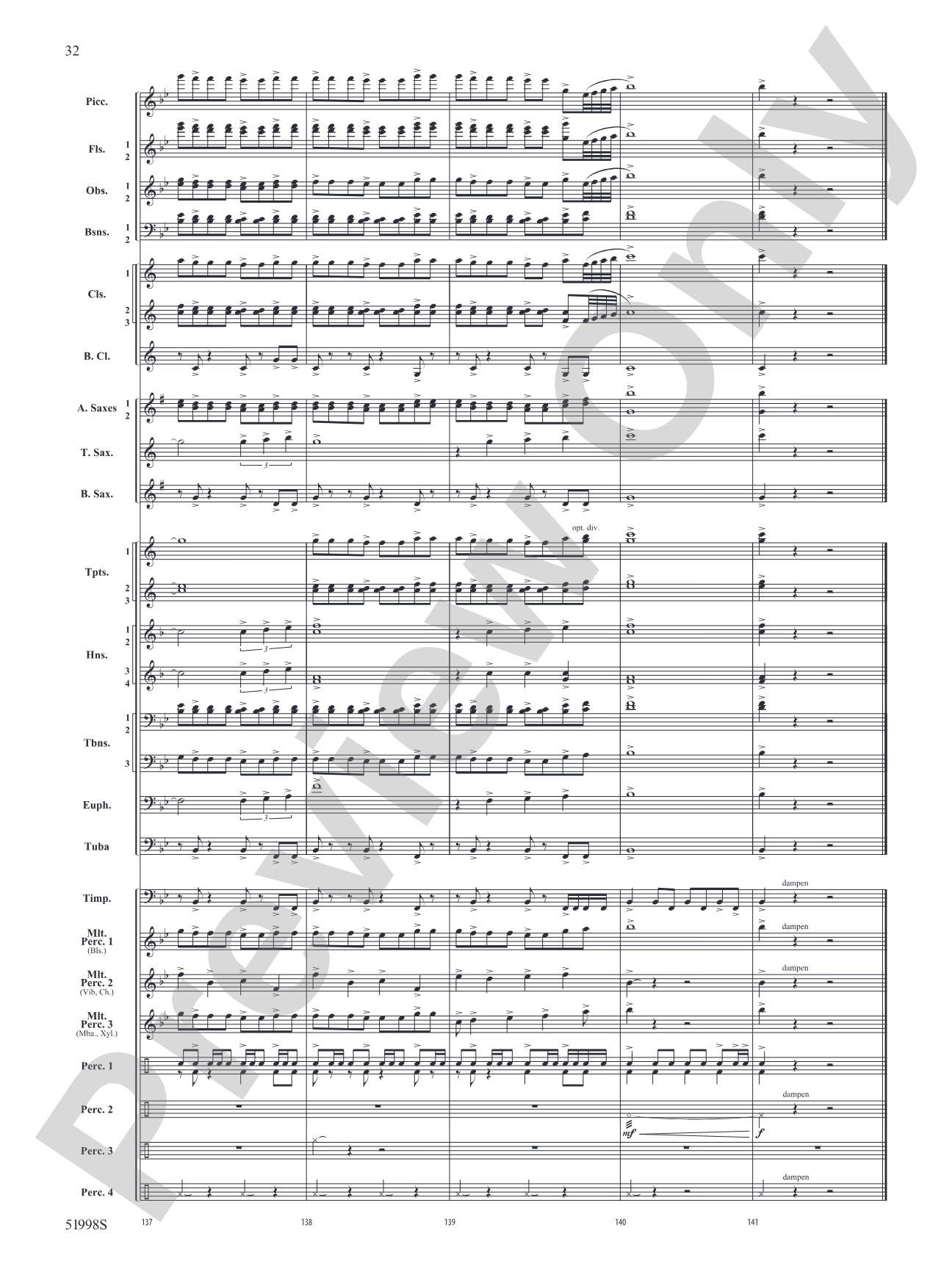 Infinite Trajectories: Concert Band Conductor Score & Parts