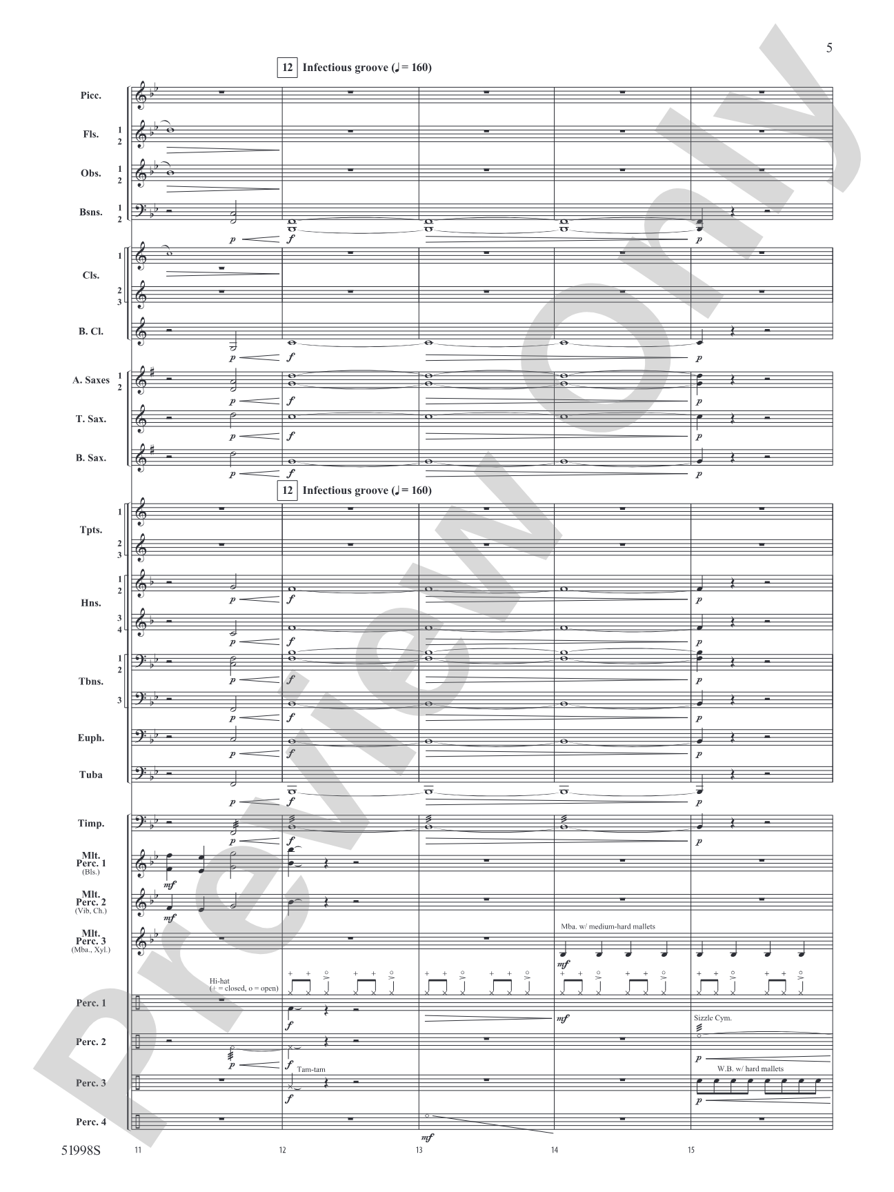 Infinite Trajectories: Concert Band Conductor Score & Parts