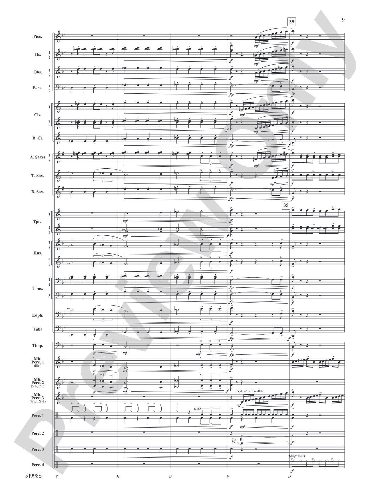 Infinite Trajectories: Concert Band Conductor Score & Parts