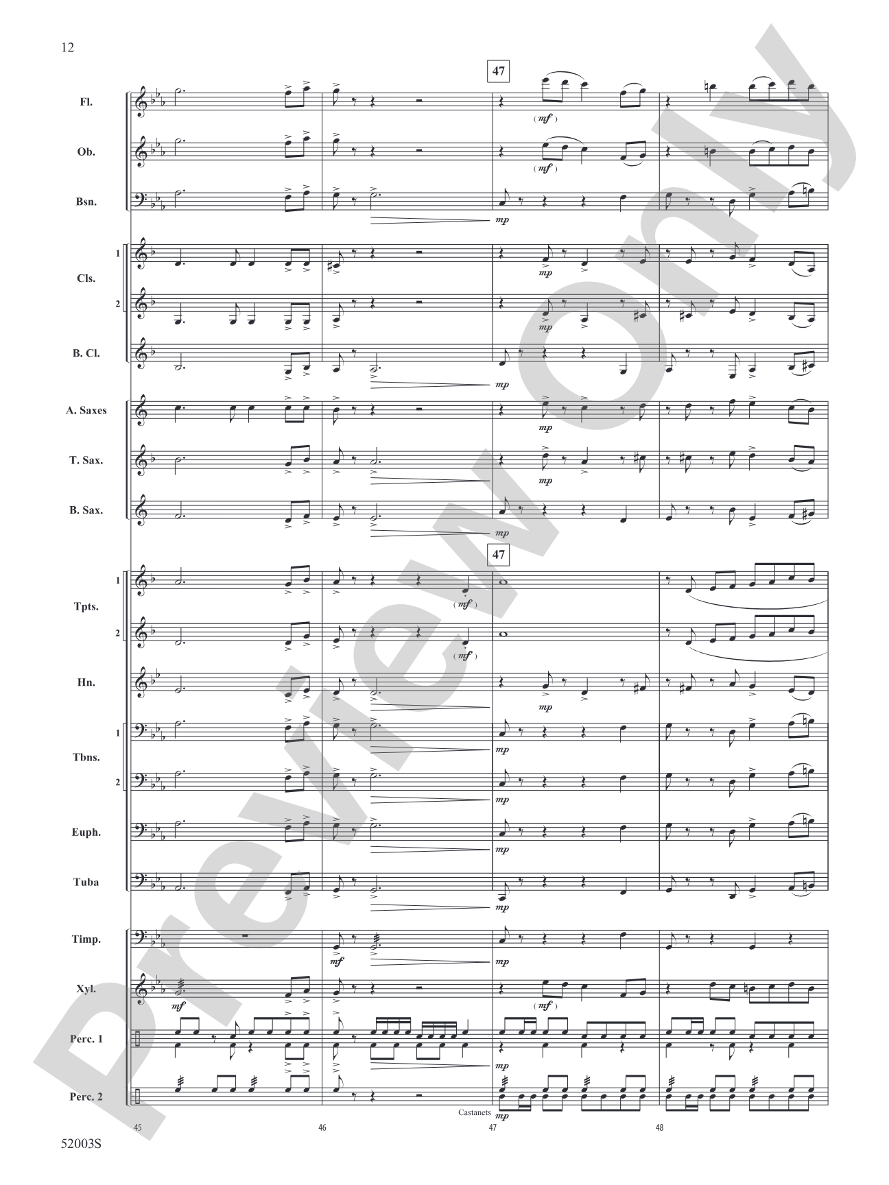 Twilight Tango: Score
