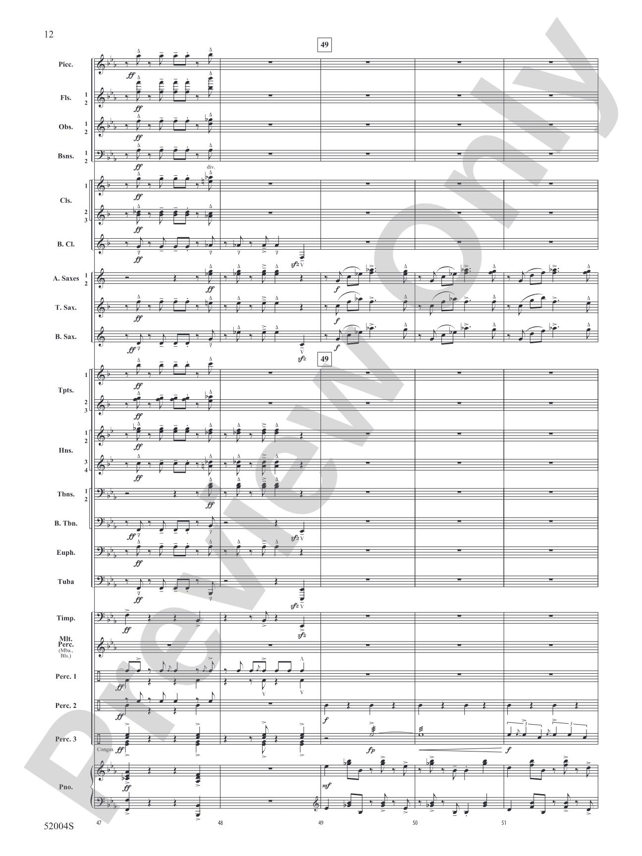 Contents May Be Hot!: Concert Band Conductor Score & Parts