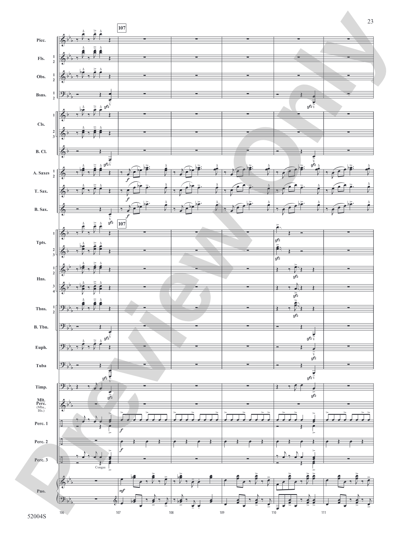 Contents May Be Hot!: Concert Band Conductor Score & Parts