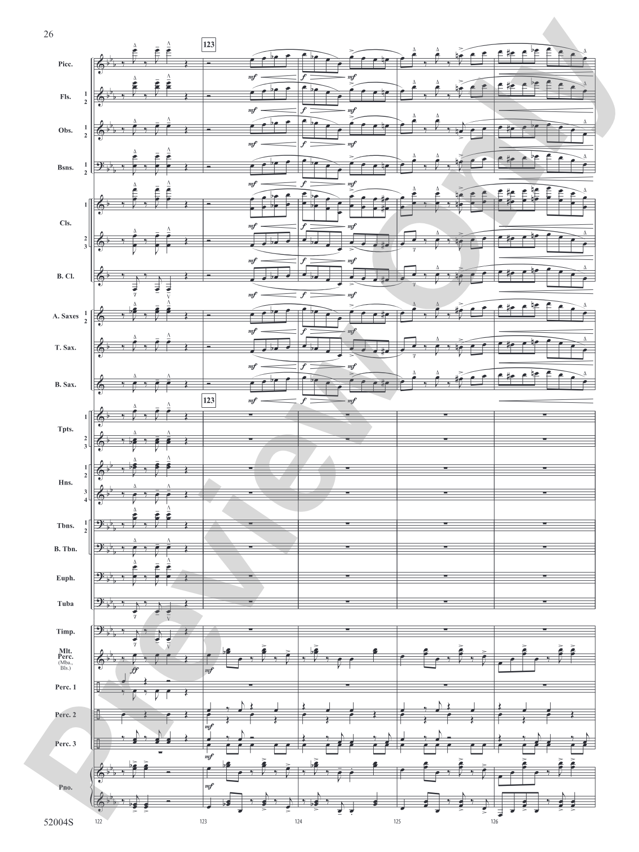 Contents May Be Hot!: Concert Band Conductor Score & Parts