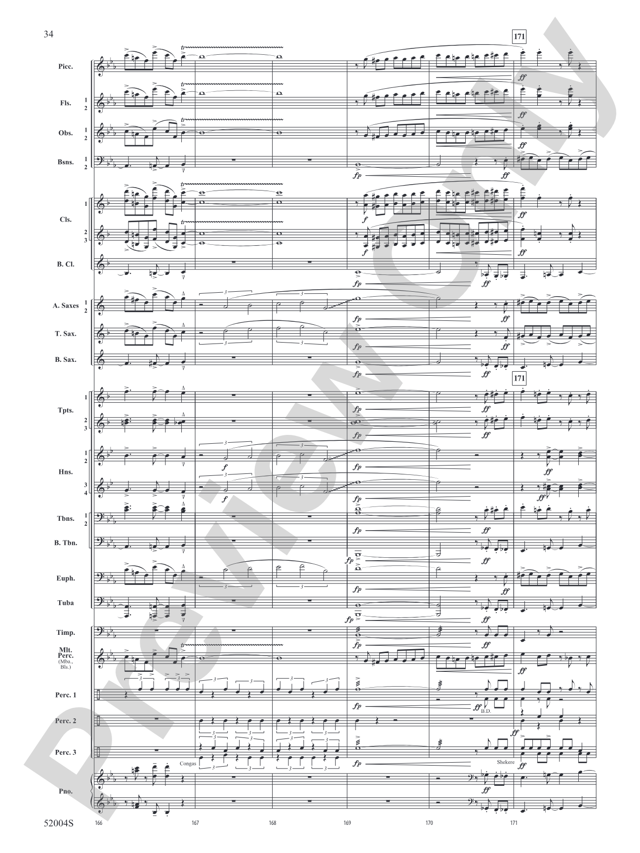 Contents May Be Hot!: Concert Band Conductor Score & Parts