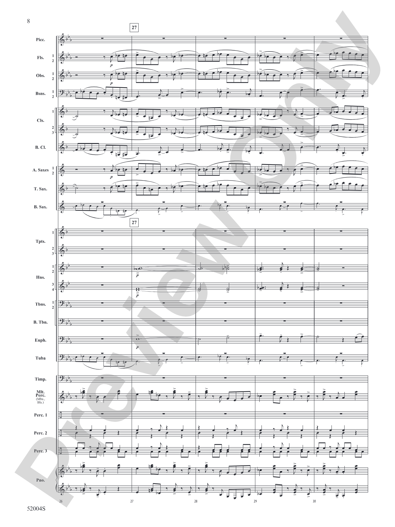 Contents May Be Hot!: Concert Band Conductor Score & Parts