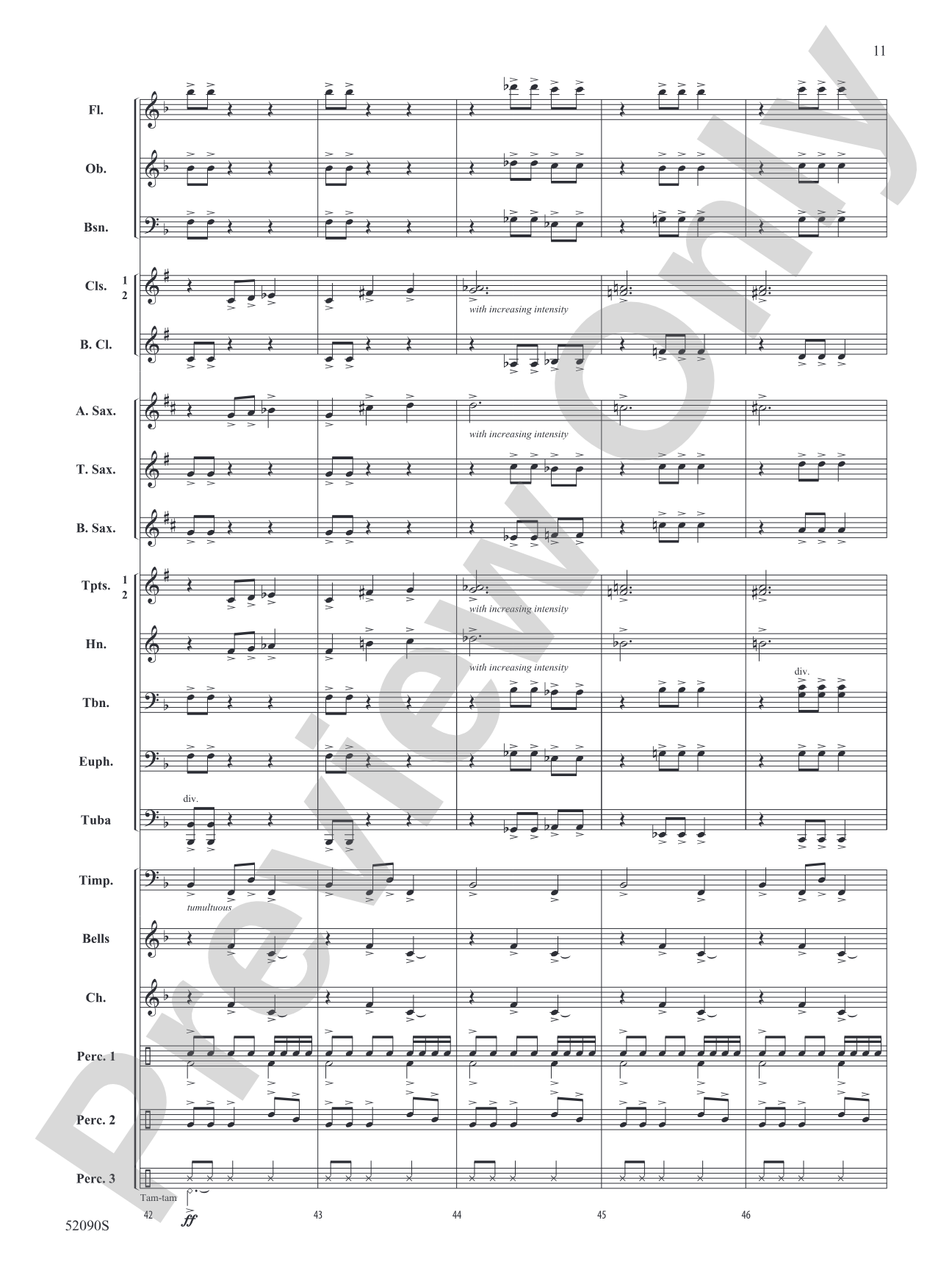 Into the Blizzard: Concert Band Conductor Score & Parts