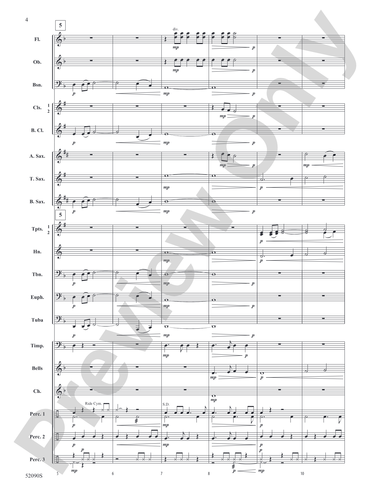 Into the Blizzard: Concert Band Conductor Score & Parts