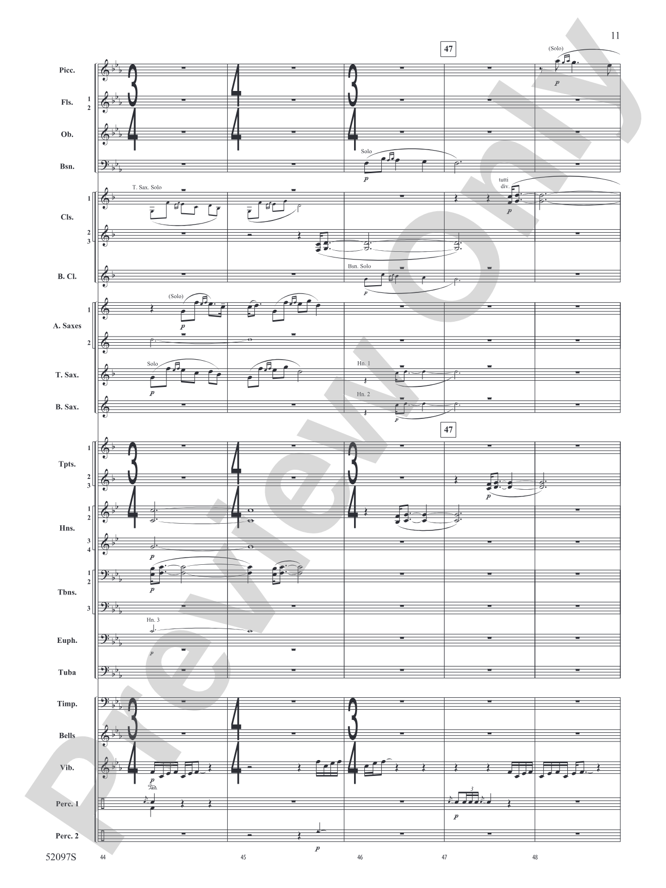Echoes Across the Pines: Concert Band Conductor Score & Parts