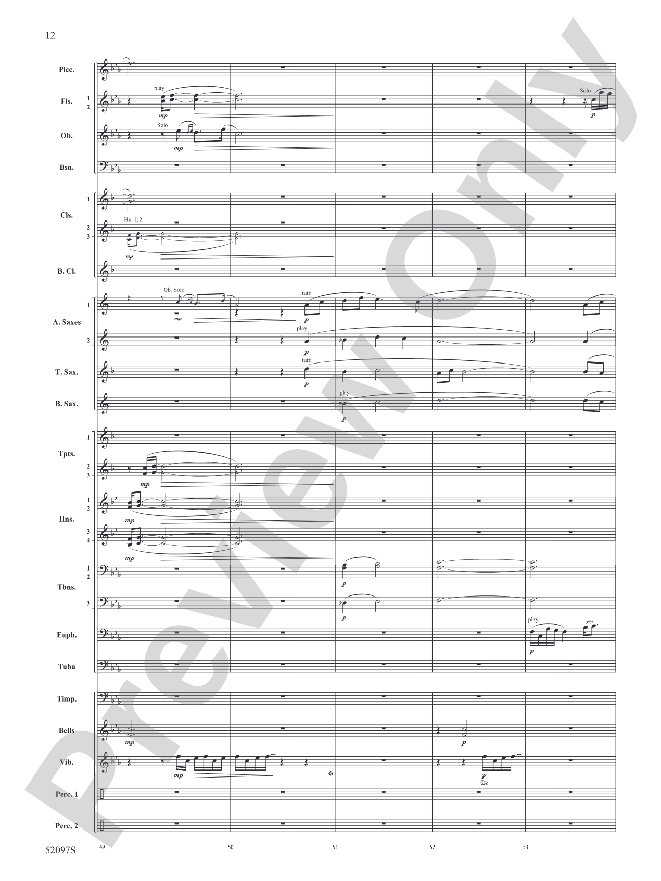 Echoes Across the Pines: Concert Band Conductor Score & Parts