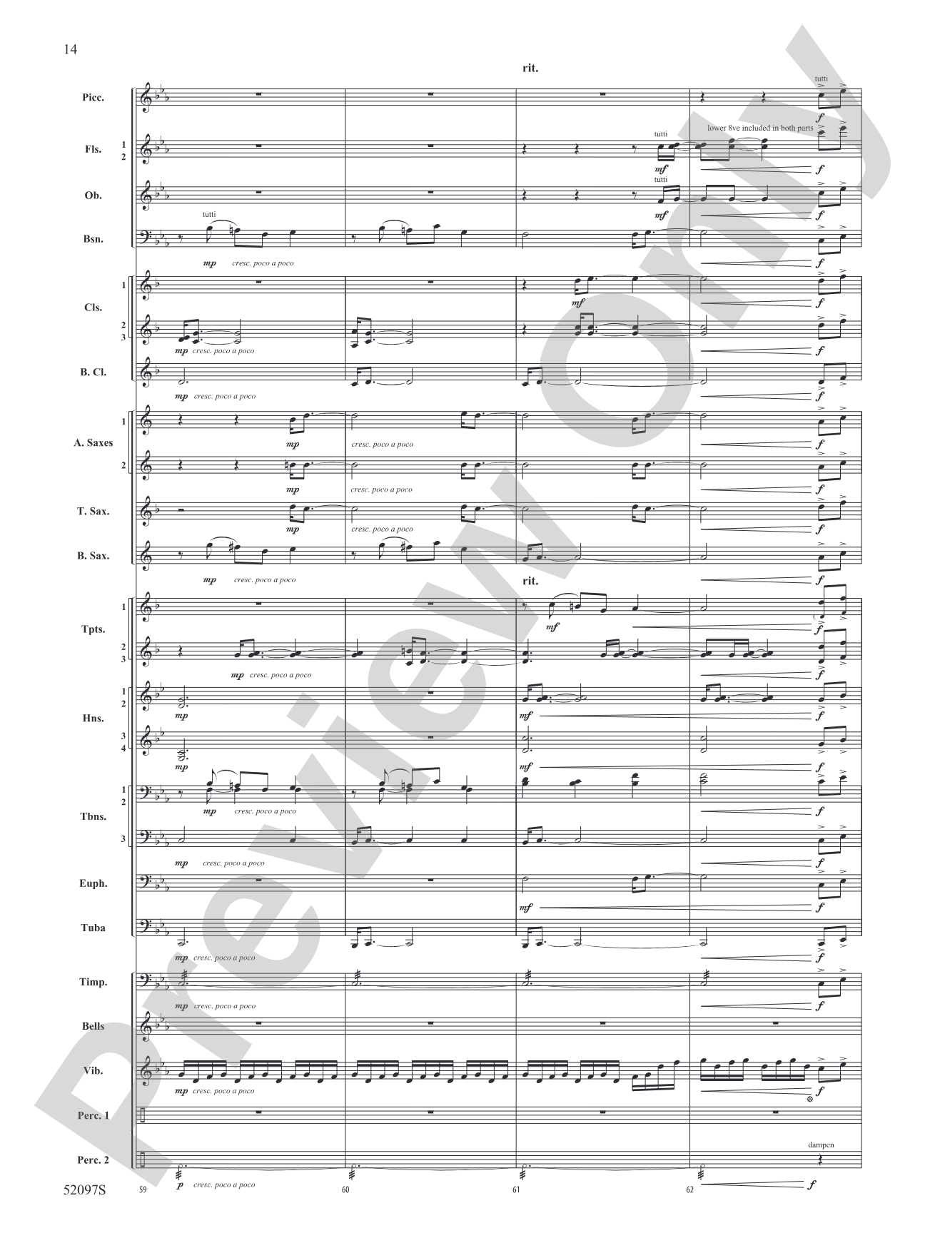 Echoes Across the Pines: Concert Band Conductor Score & Parts