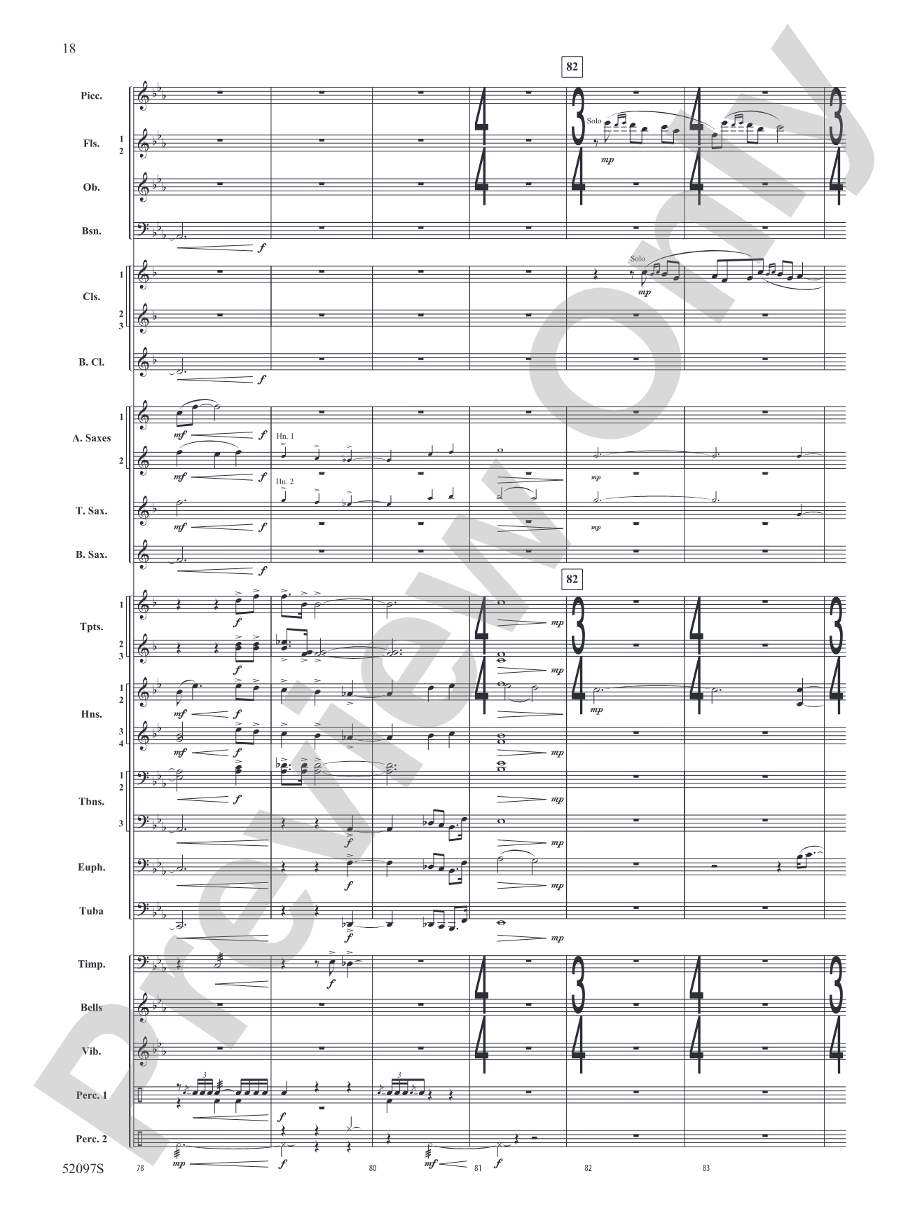 Echoes Across the Pines: Concert Band Conductor Score & Parts
