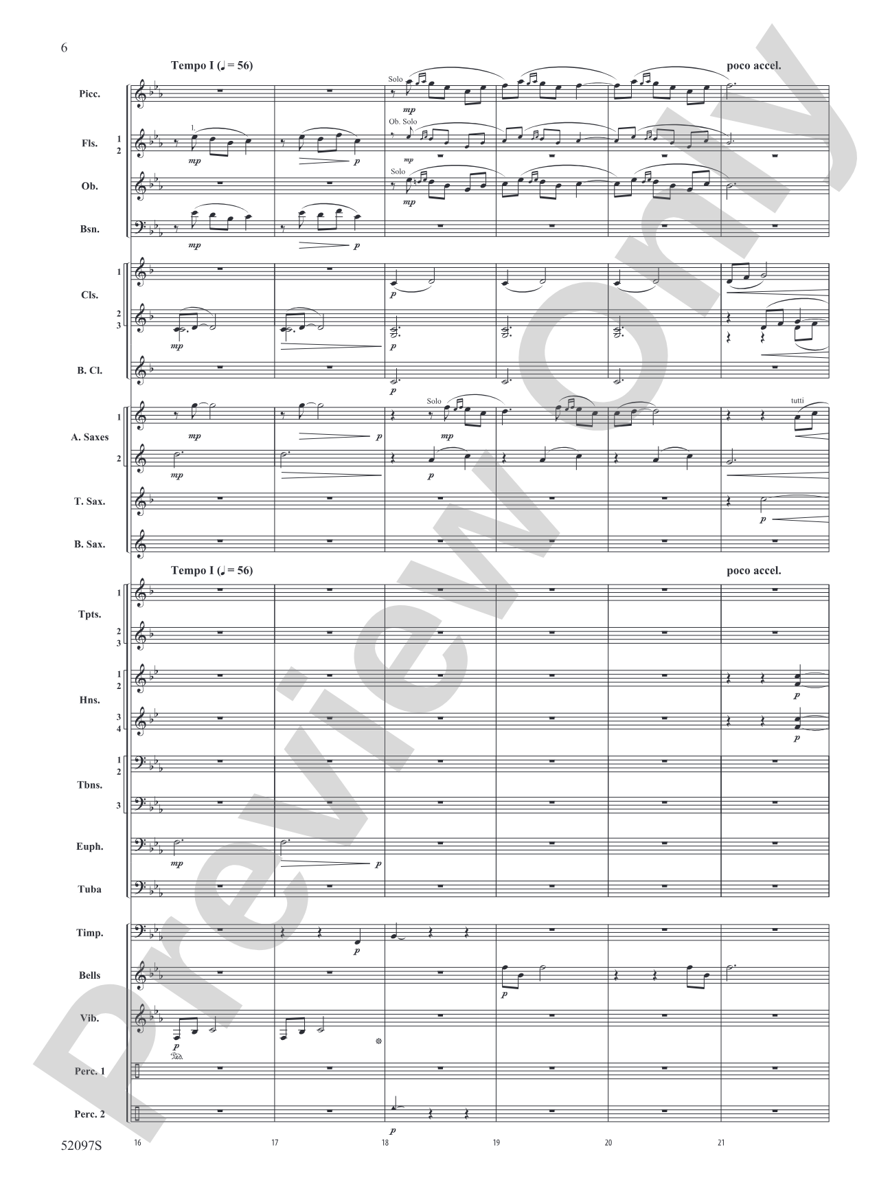 Echoes Across the Pines: Concert Band Conductor Score & Parts