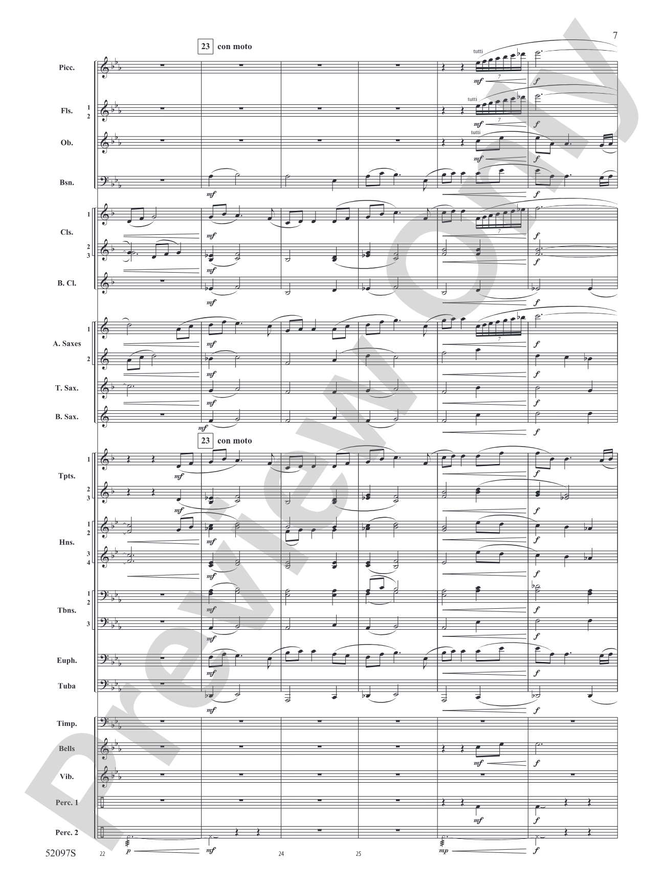 Echoes Across the Pines: Concert Band Conductor Score & Parts