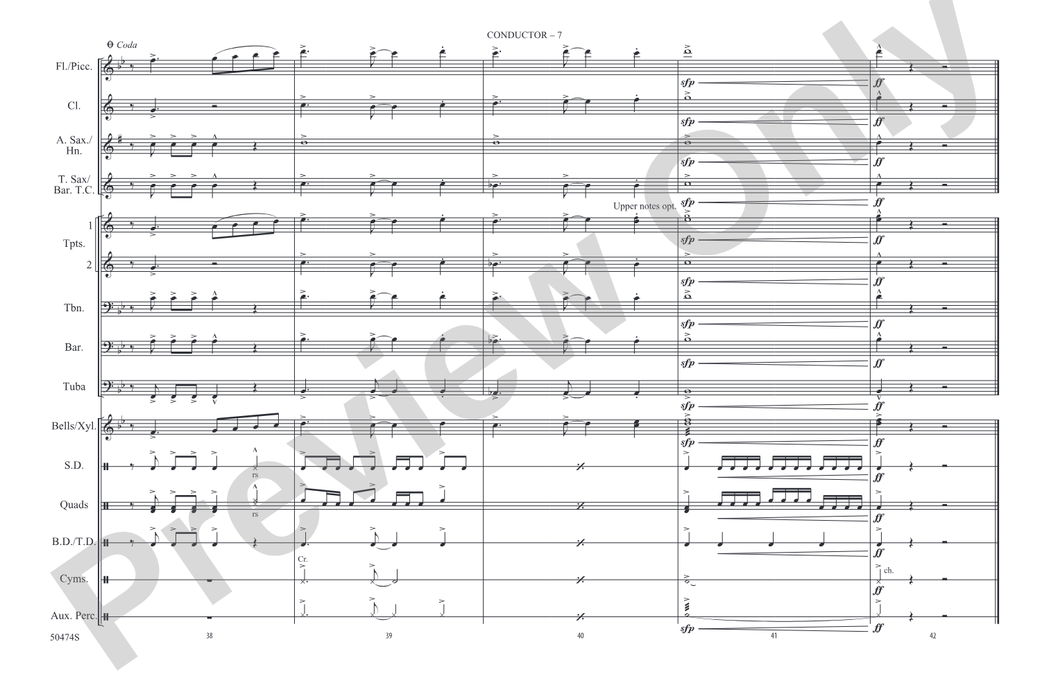 Last Christmas: Marching Band Conductor Score & Parts