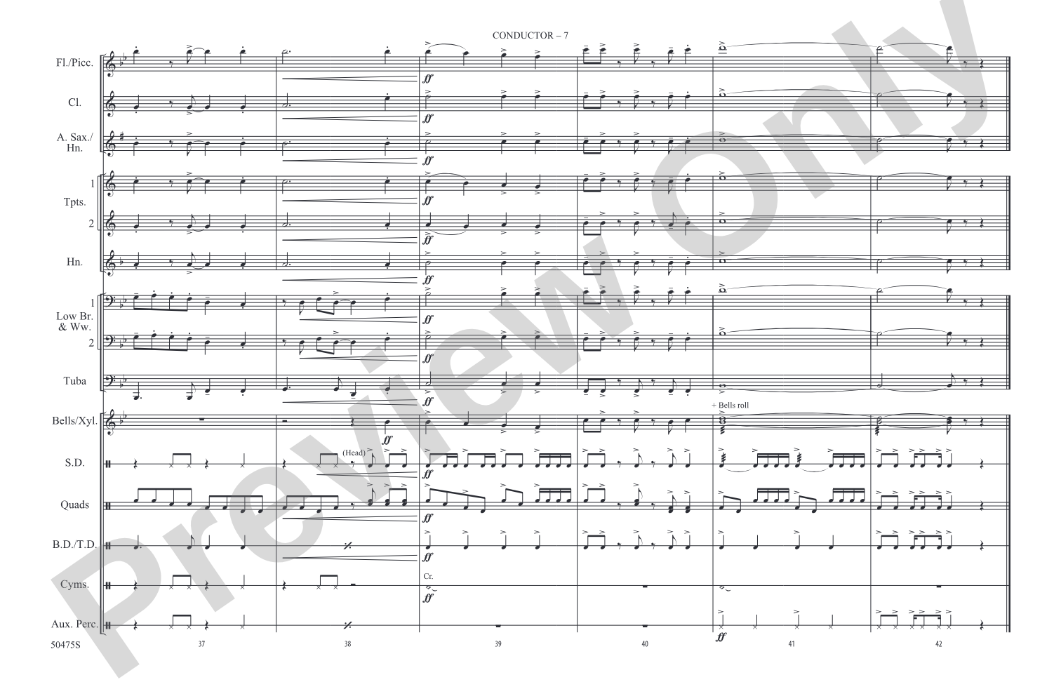 Mystical Magical: Marching Band Conductor Score & Parts