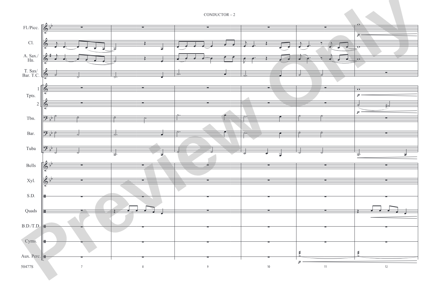 Let It Go: Marching Band Conductor Score & Parts