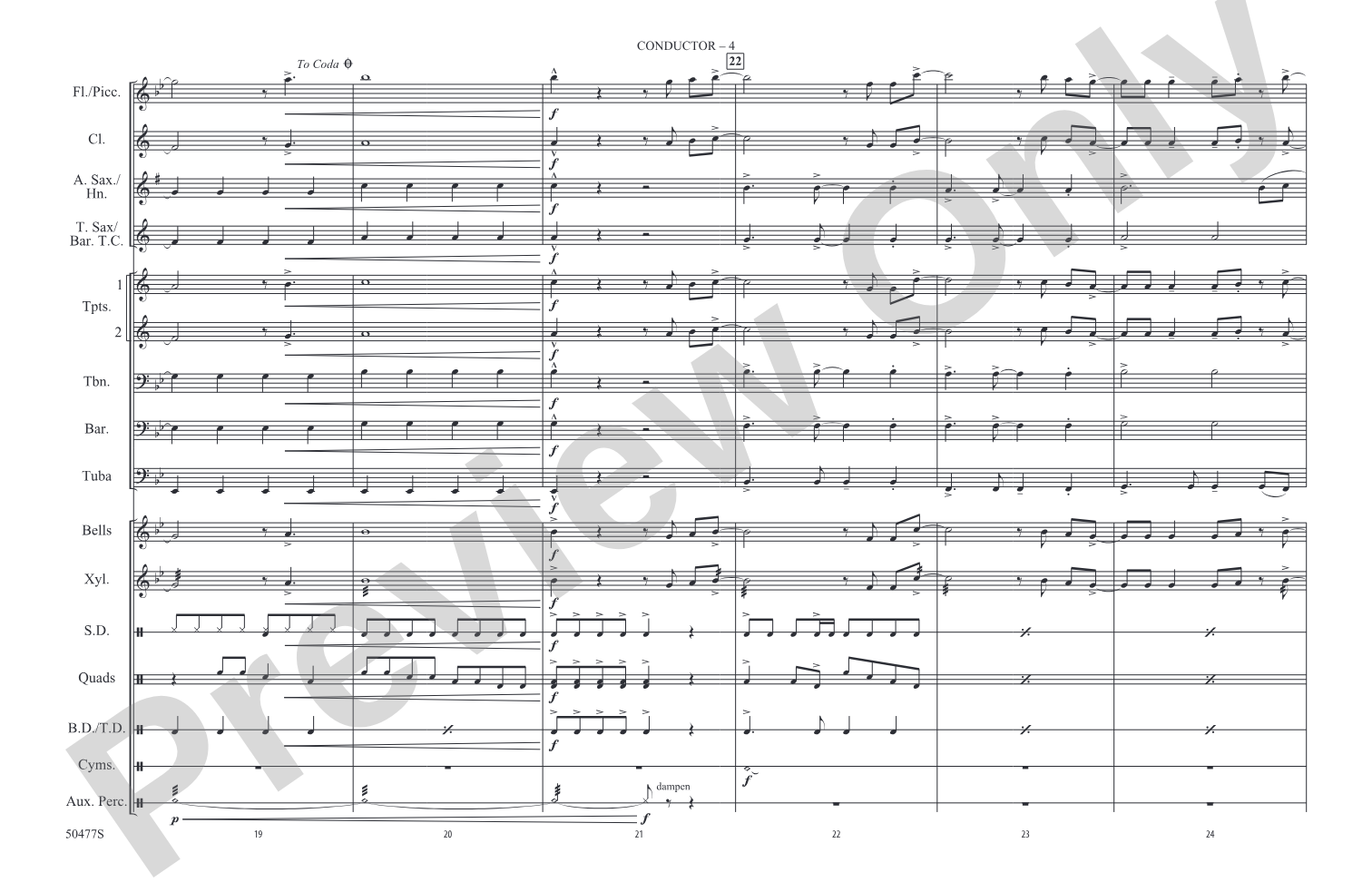 Let It Go: Marching Band Conductor Score & Parts