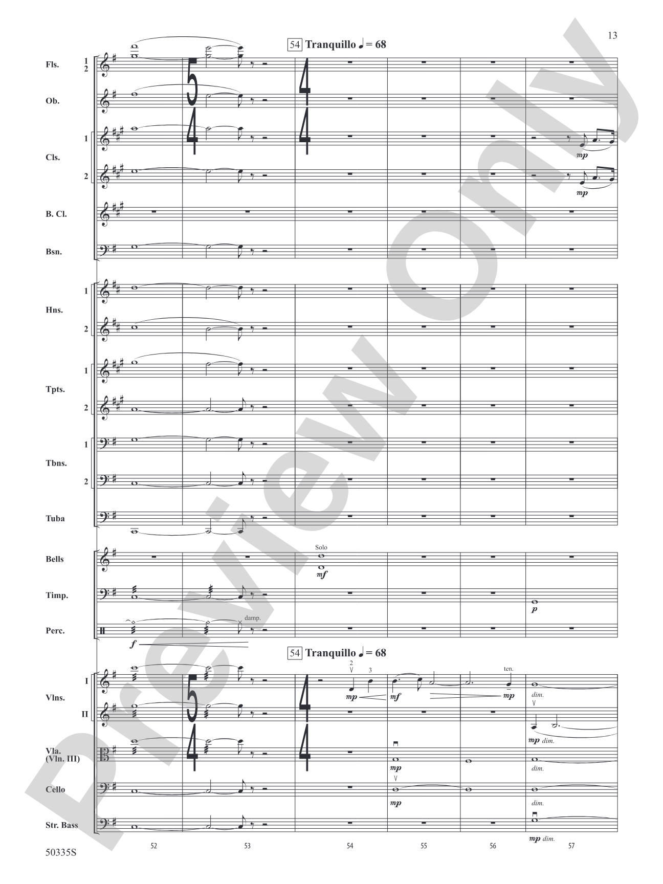 Hope: Full Orchestra Conductor Score & Parts