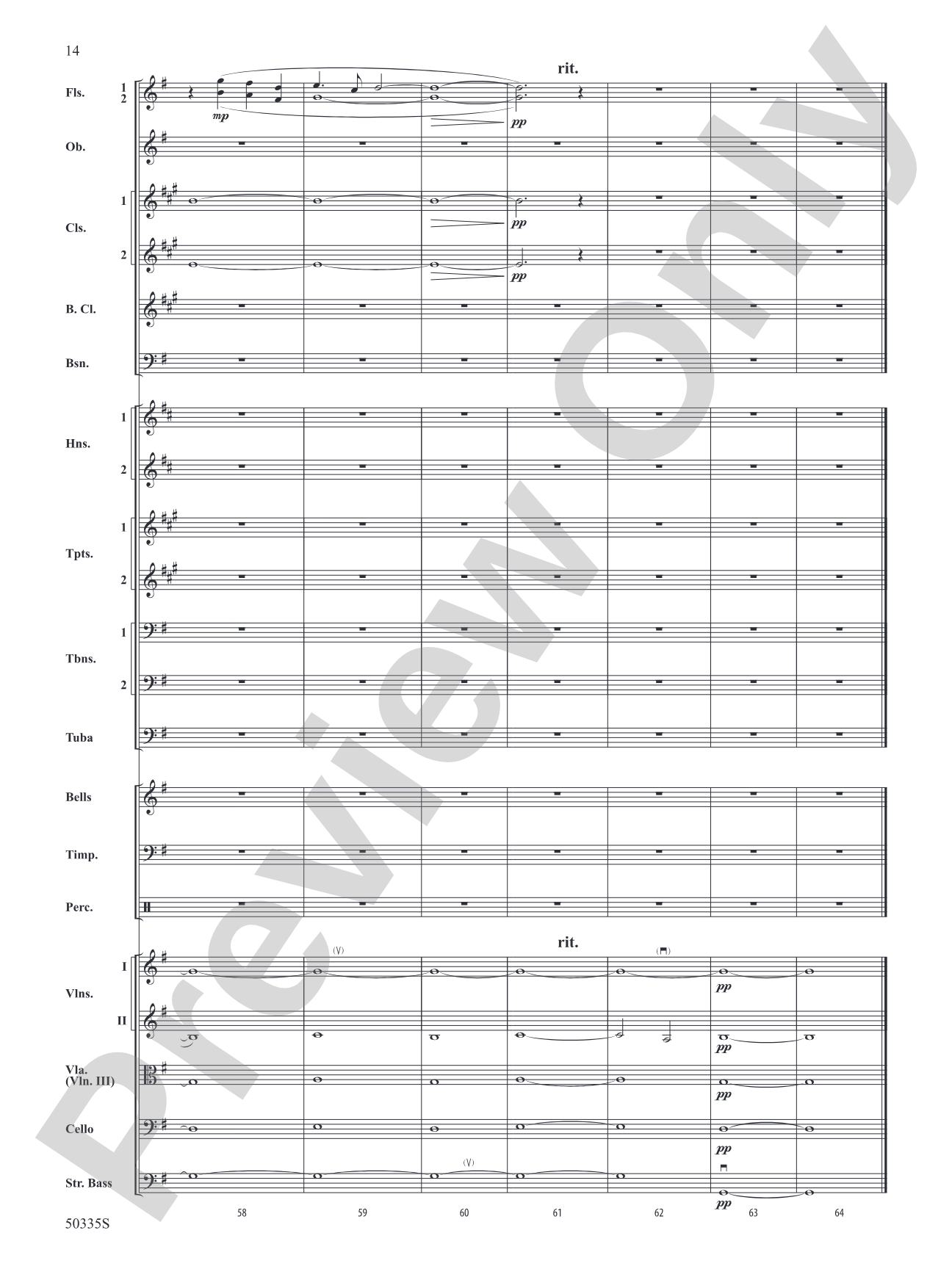Hope: Full Orchestra Conductor Score & Parts