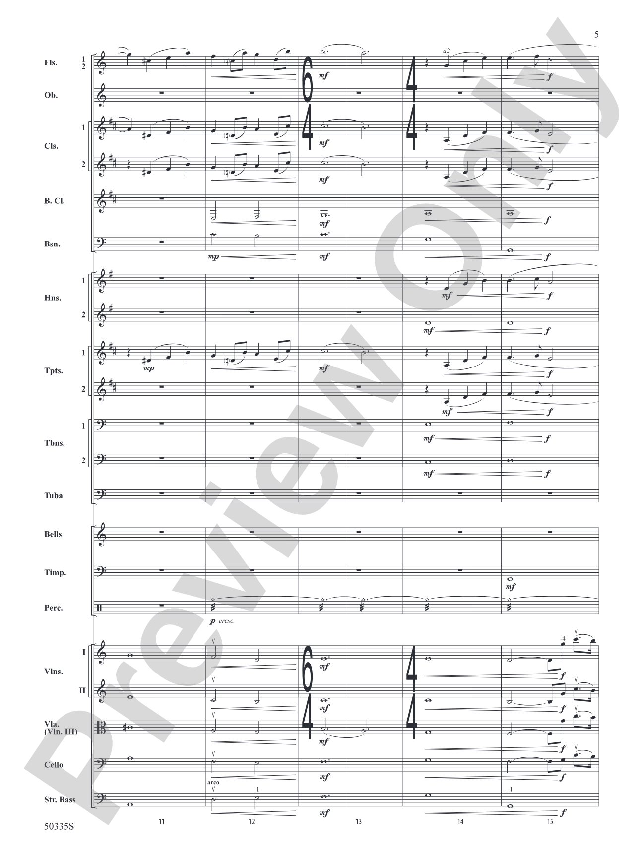 Hope: Full Orchestra Conductor Score & Parts