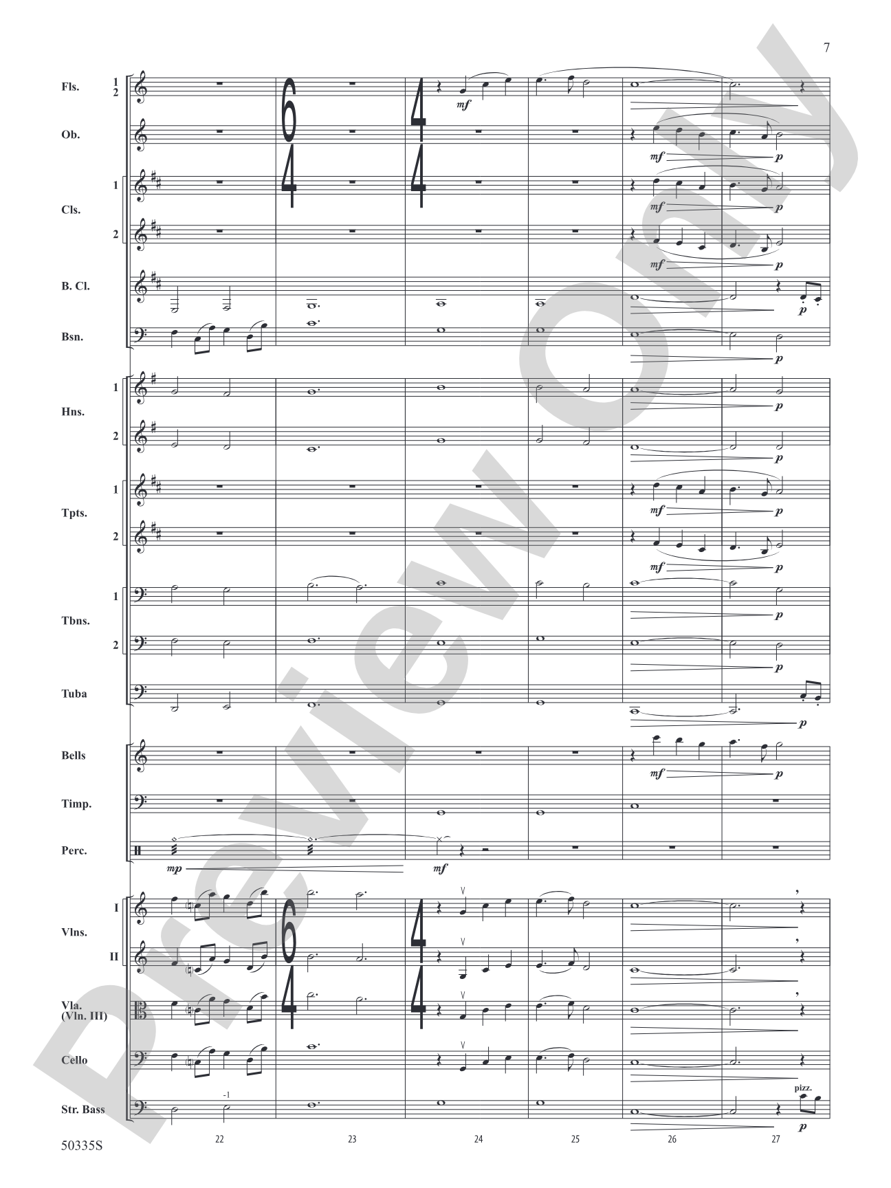 Hope: Full Orchestra Conductor Score & Parts