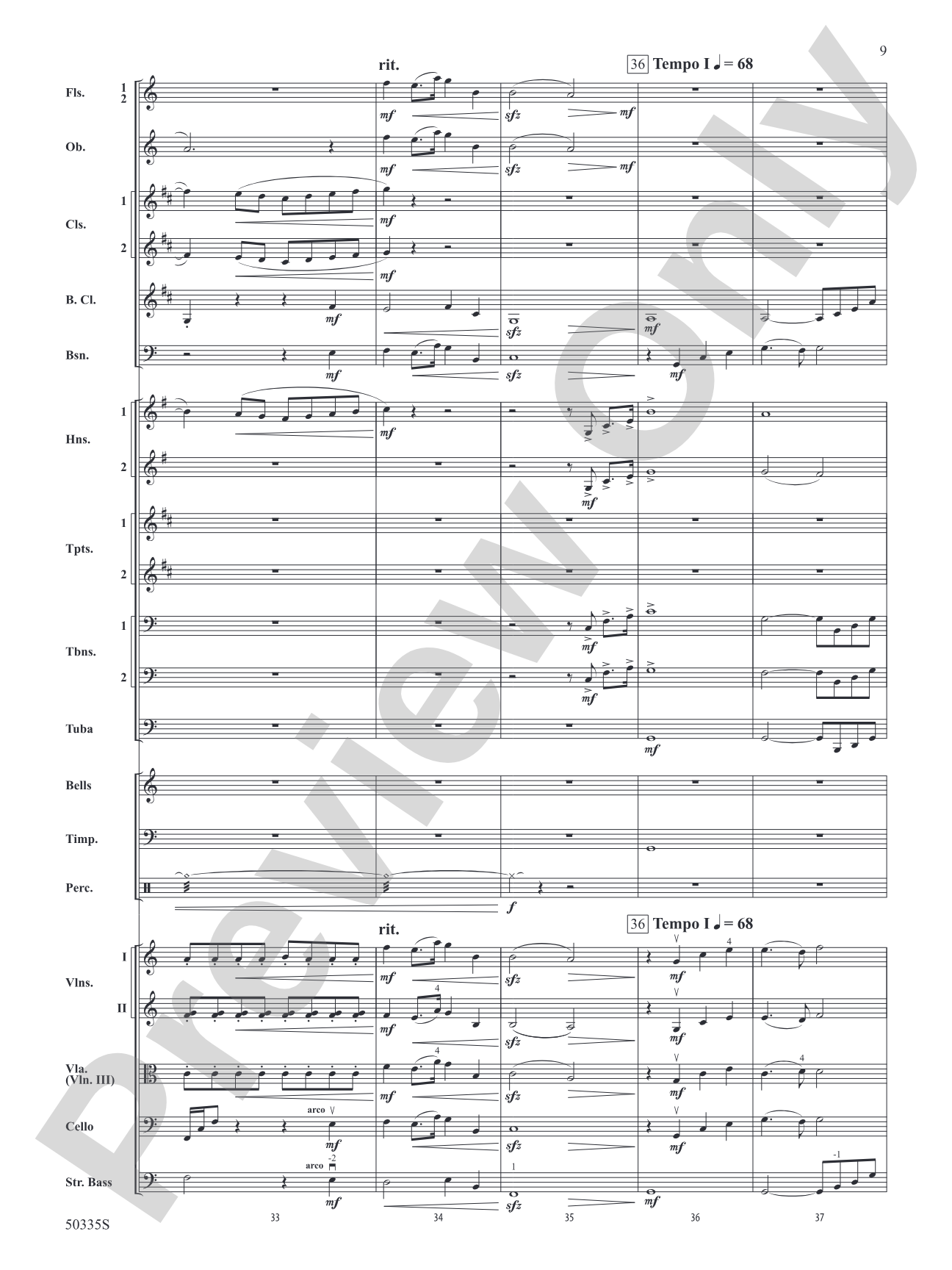 Hope: Full Orchestra Conductor Score & Parts