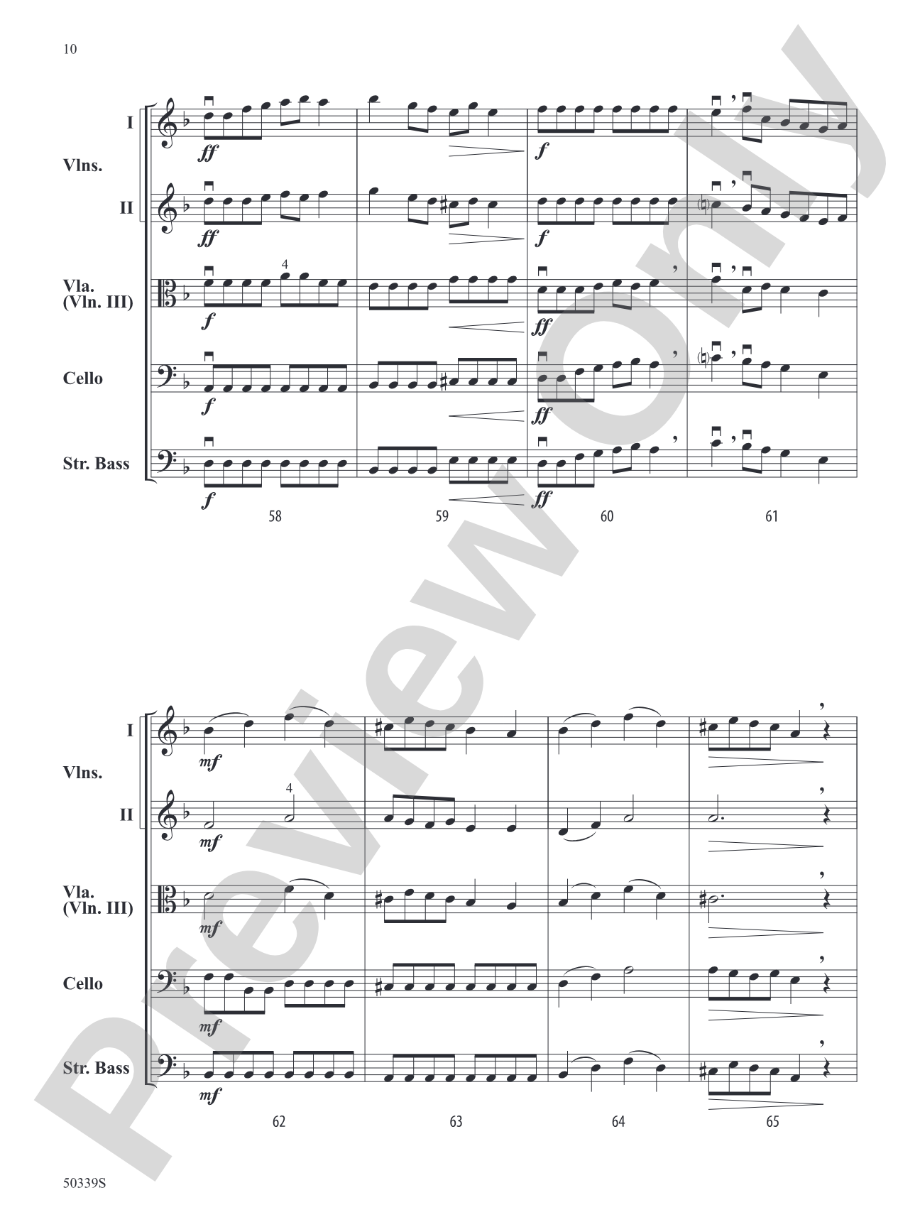 Celestial Collisions: String Orchestra Conductor Score & Parts