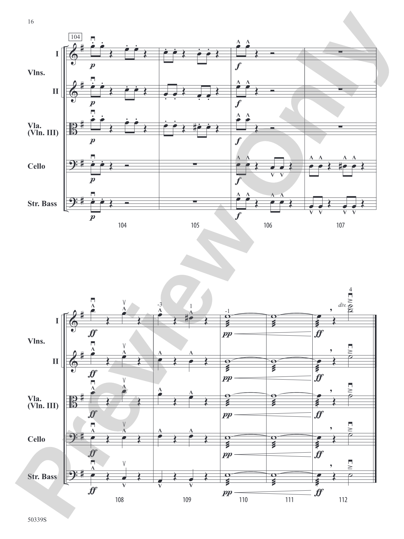 Celestial Collisions: String Orchestra Conductor Score & Parts