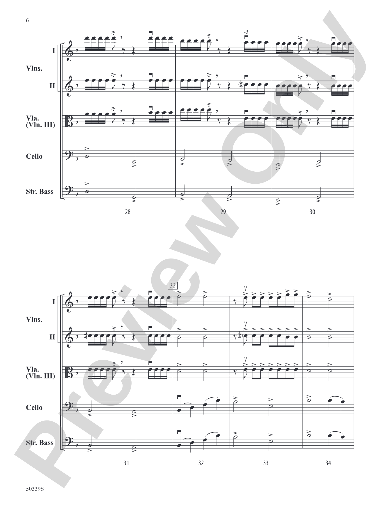 Celestial Collisions: String Orchestra Conductor Score & Parts