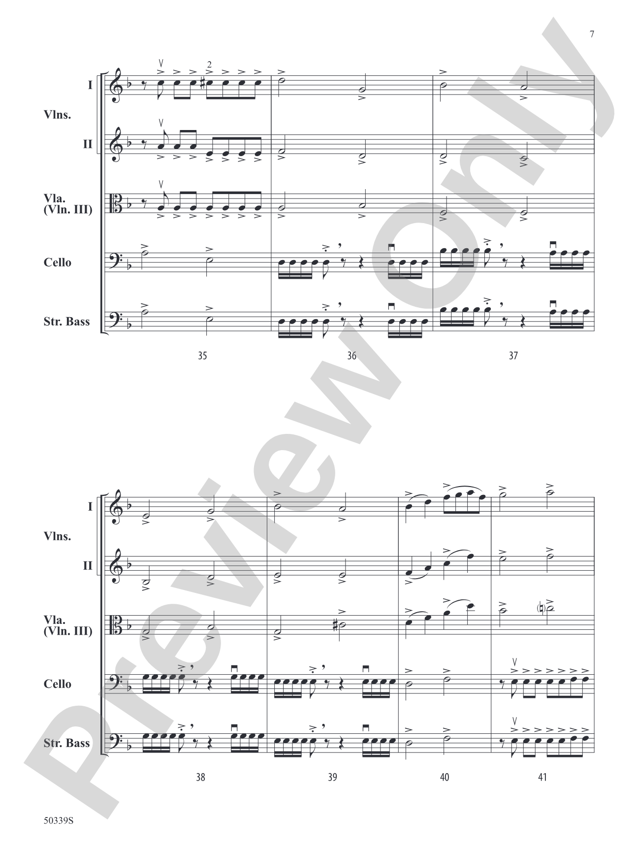 Celestial Collisions: String Orchestra Conductor Score & Parts