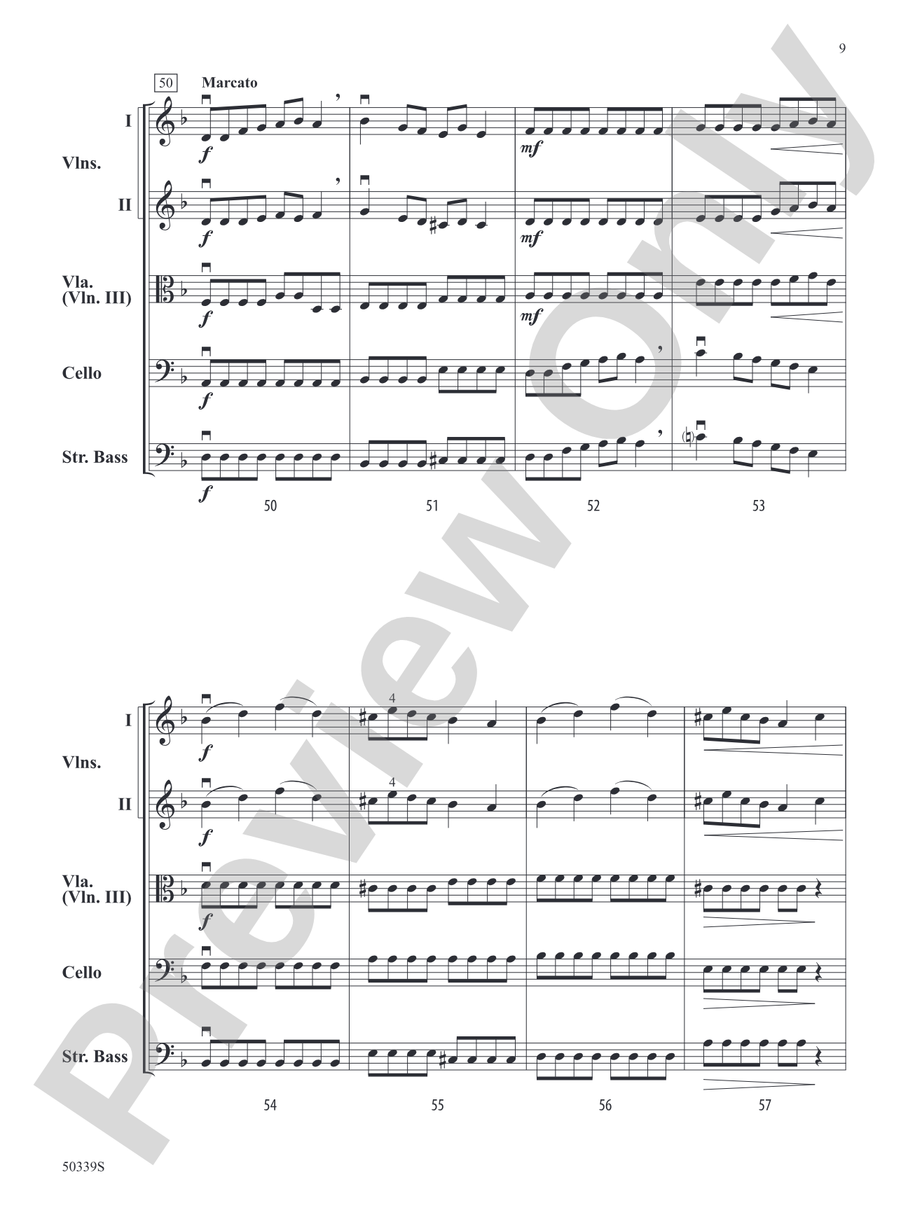 Celestial Collisions: String Orchestra Conductor Score & Parts