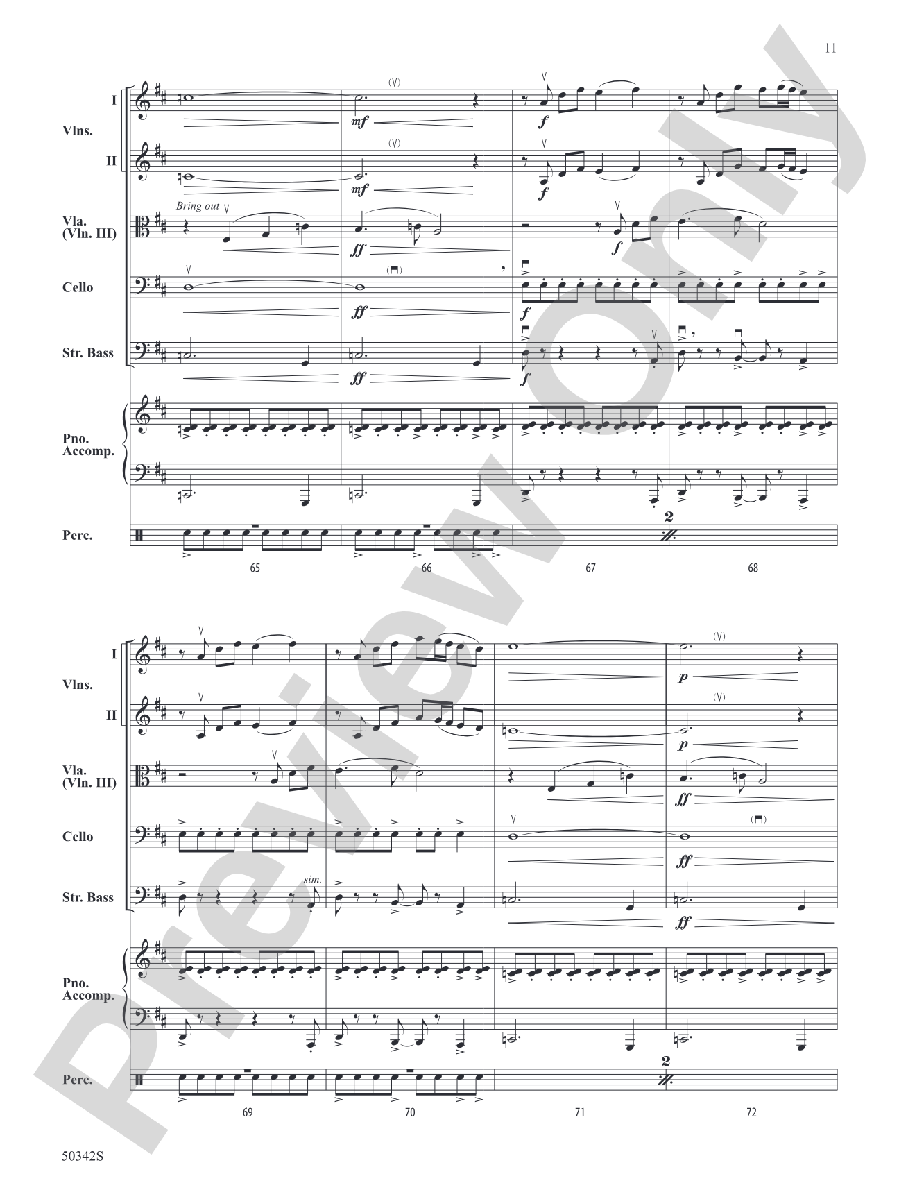 Dance of the Garden Gnomes: String Orchestra Conductor Score & Parts