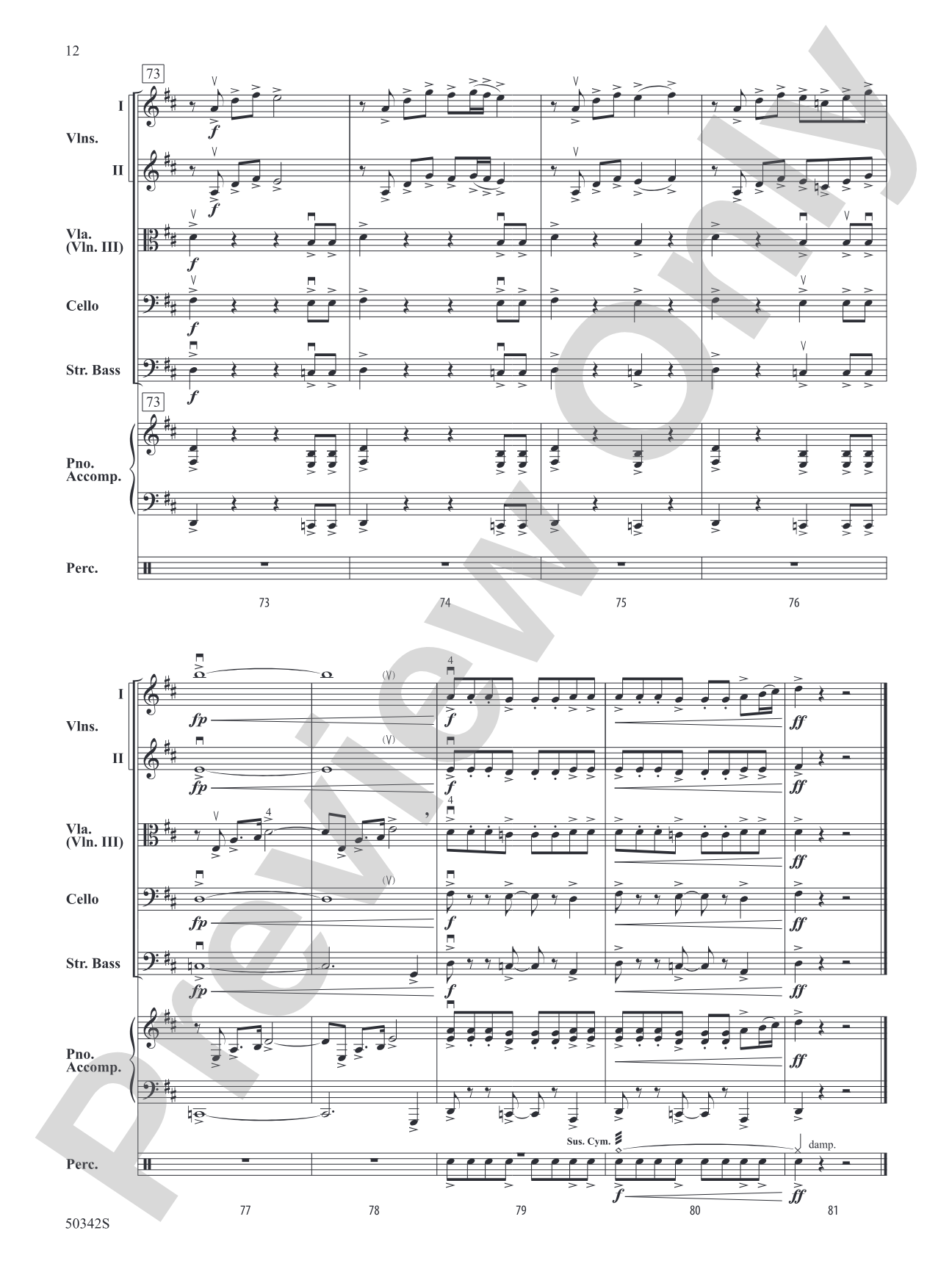 Dance of the Garden Gnomes: String Orchestra Conductor Score & Parts