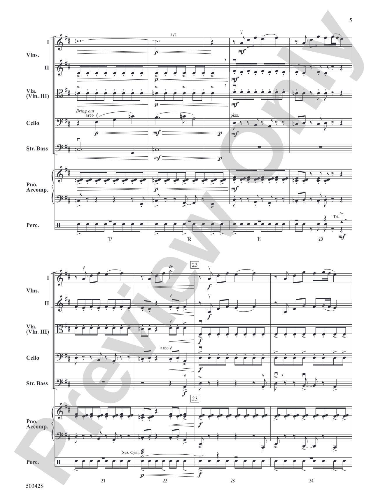 Dance of the Garden Gnomes: String Orchestra Conductor Score & Parts