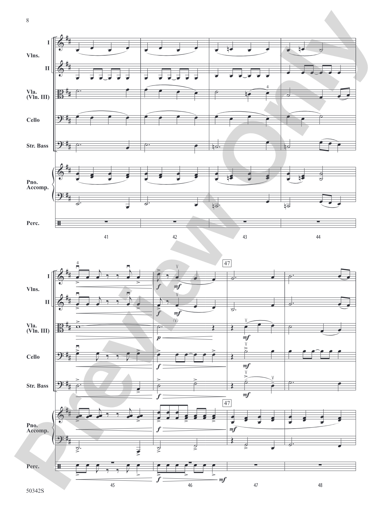 Dance of the Garden Gnomes: String Orchestra Conductor Score & Parts
