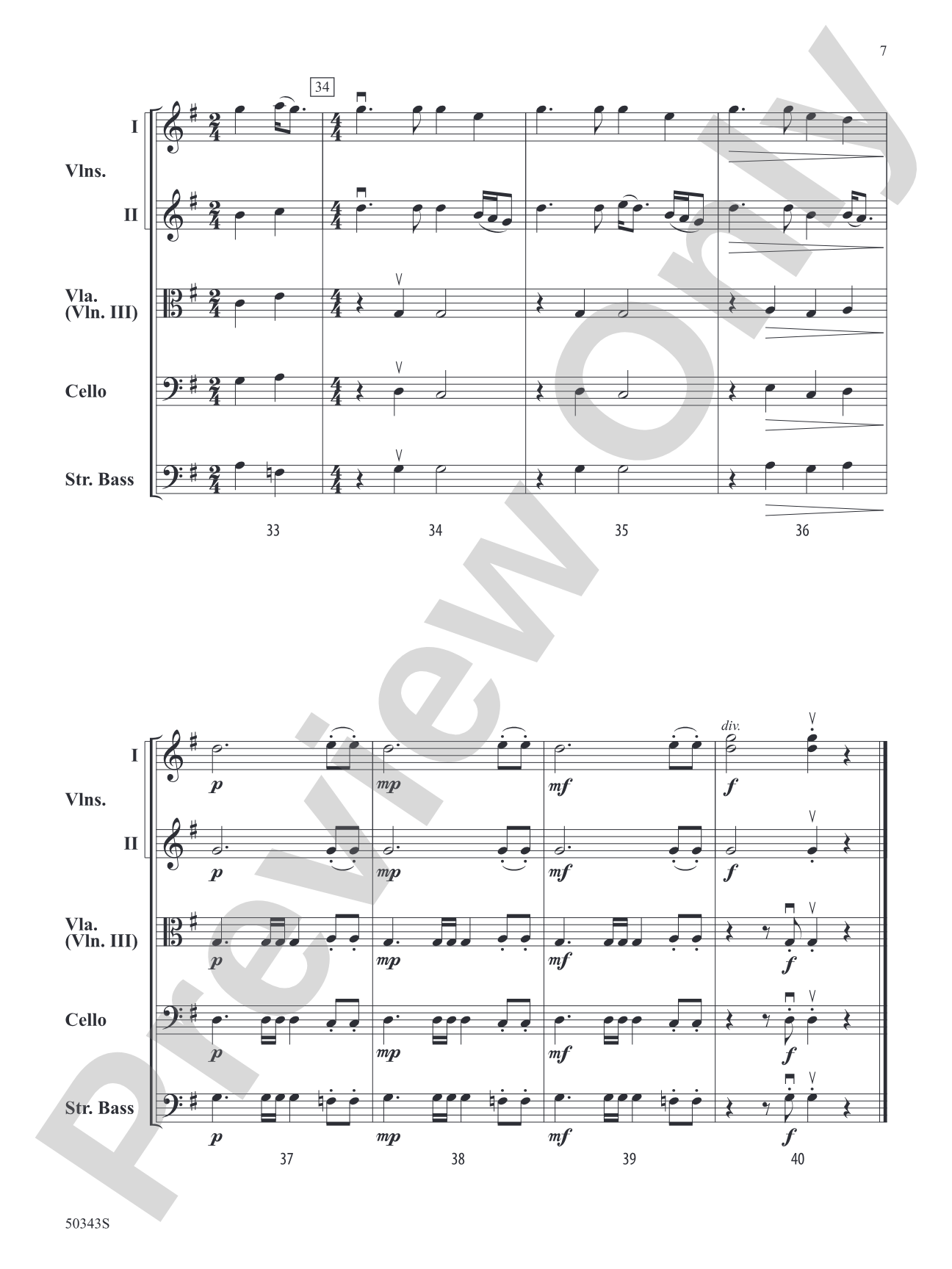 Heleluyan: String Orchestra Conductor Score & Parts