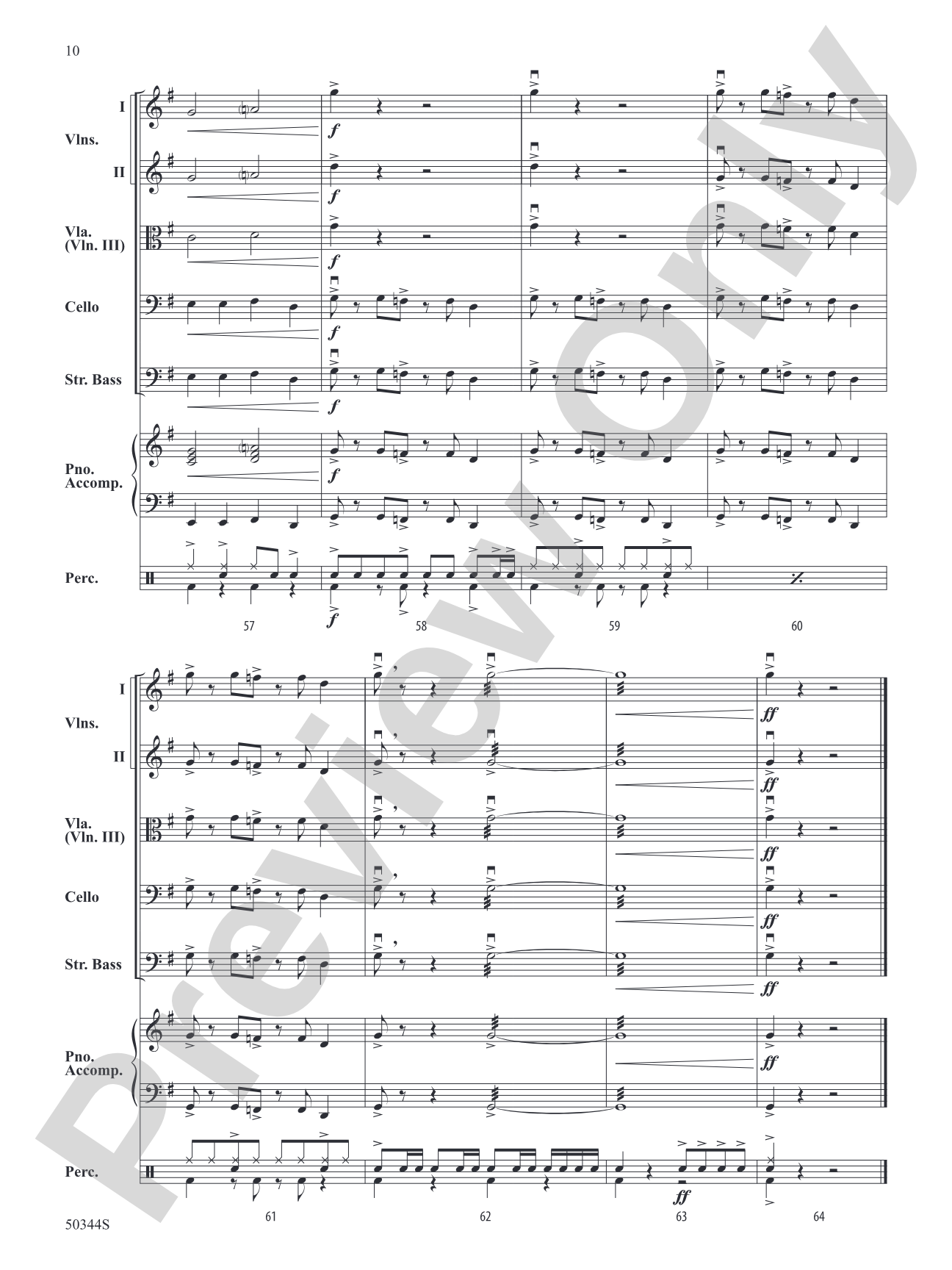 New Voyage: String Orchestra Conductor Score & Parts